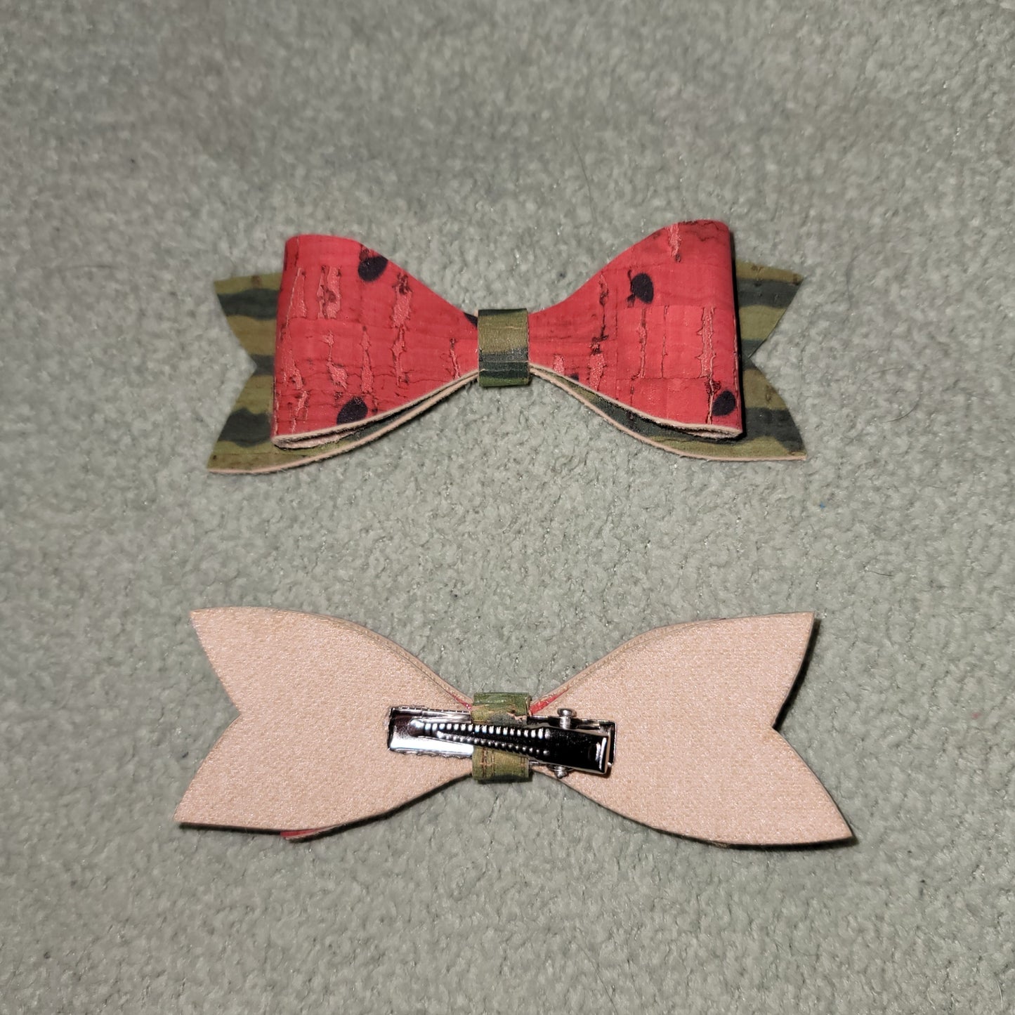 Watermelon Small Bow Set