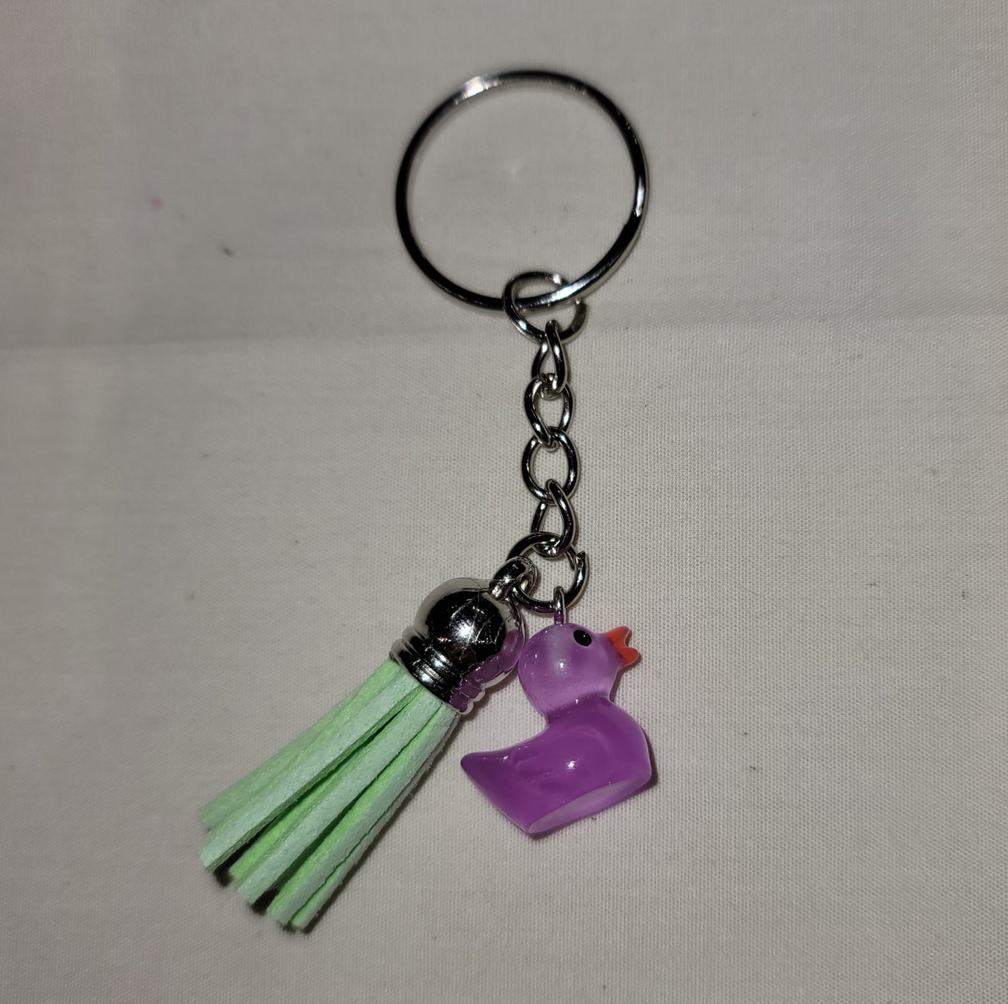Purple Duck Keychain