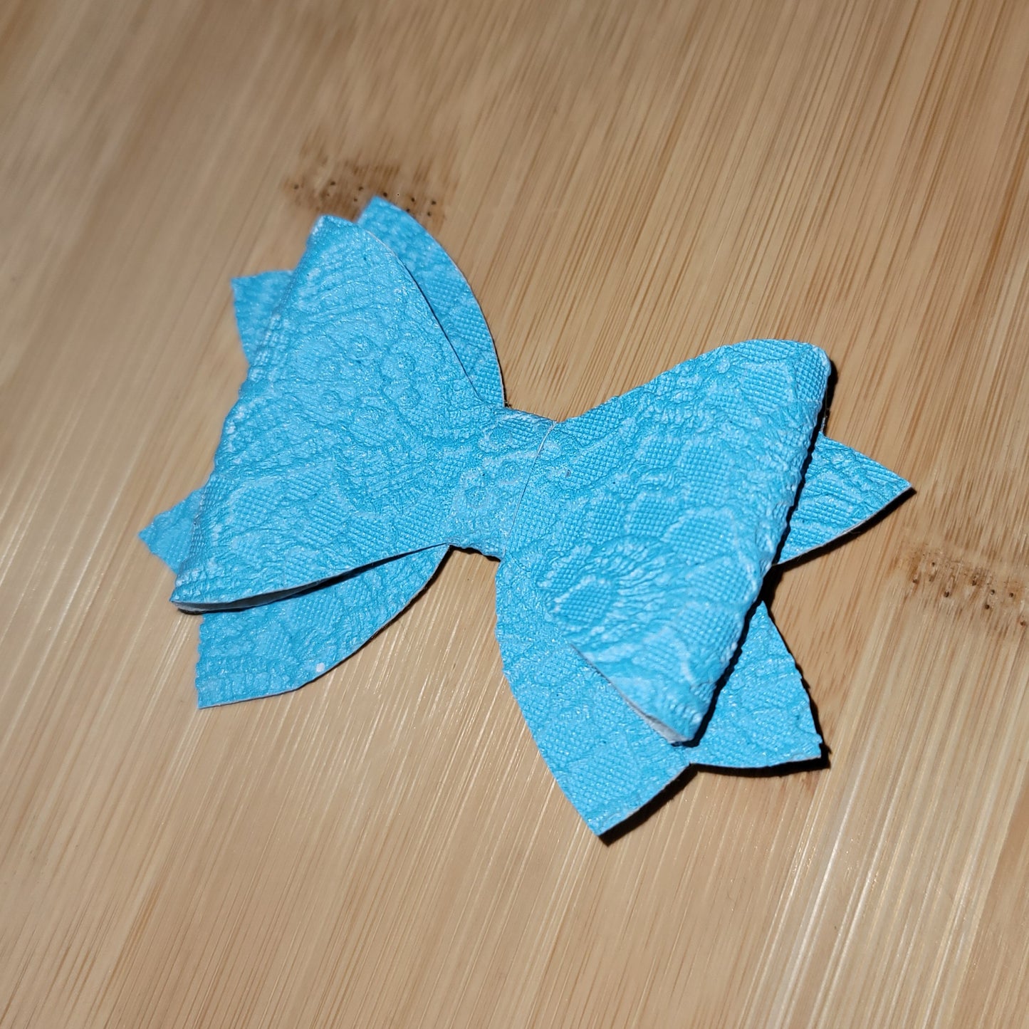 Light Blue Lace Olivia Bow