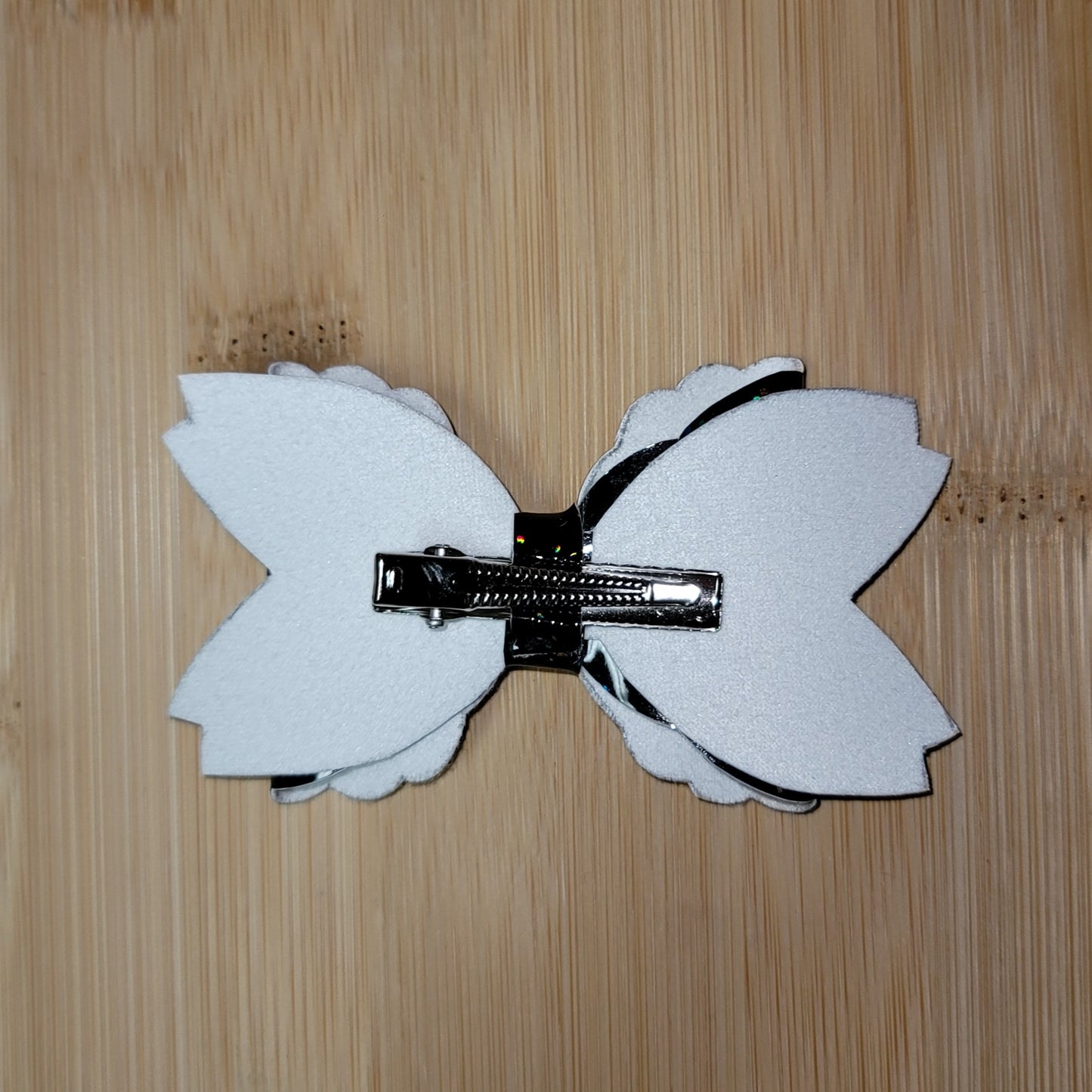 Black Holographic Bailey Bow