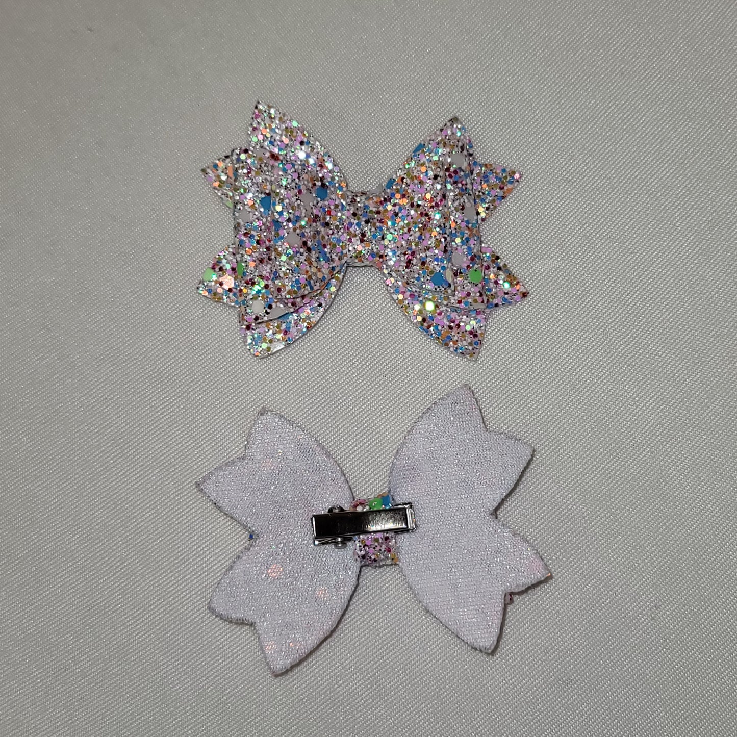 Multicolor Glitter Lou Lou Bow Set