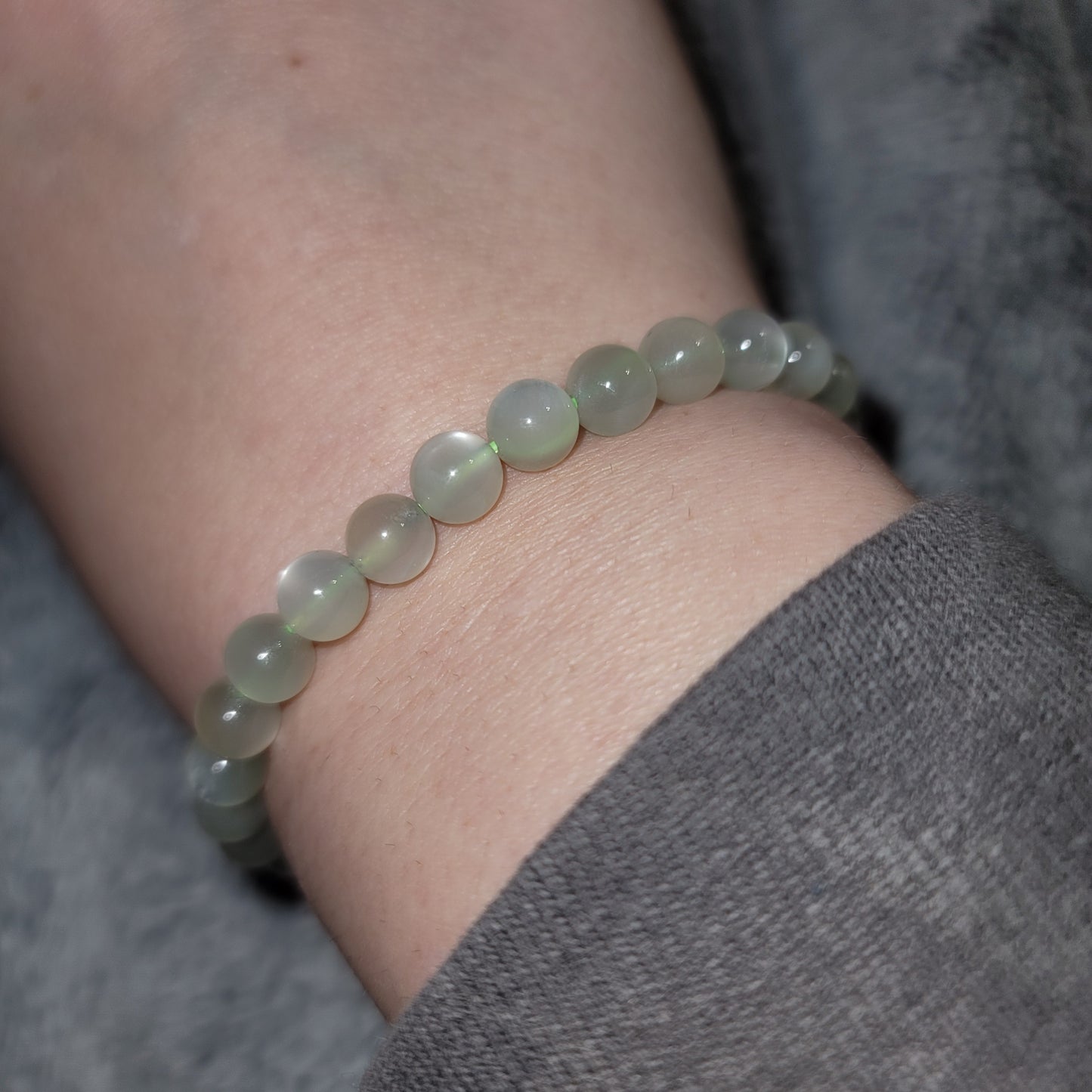 Green Moonstone Bracelet