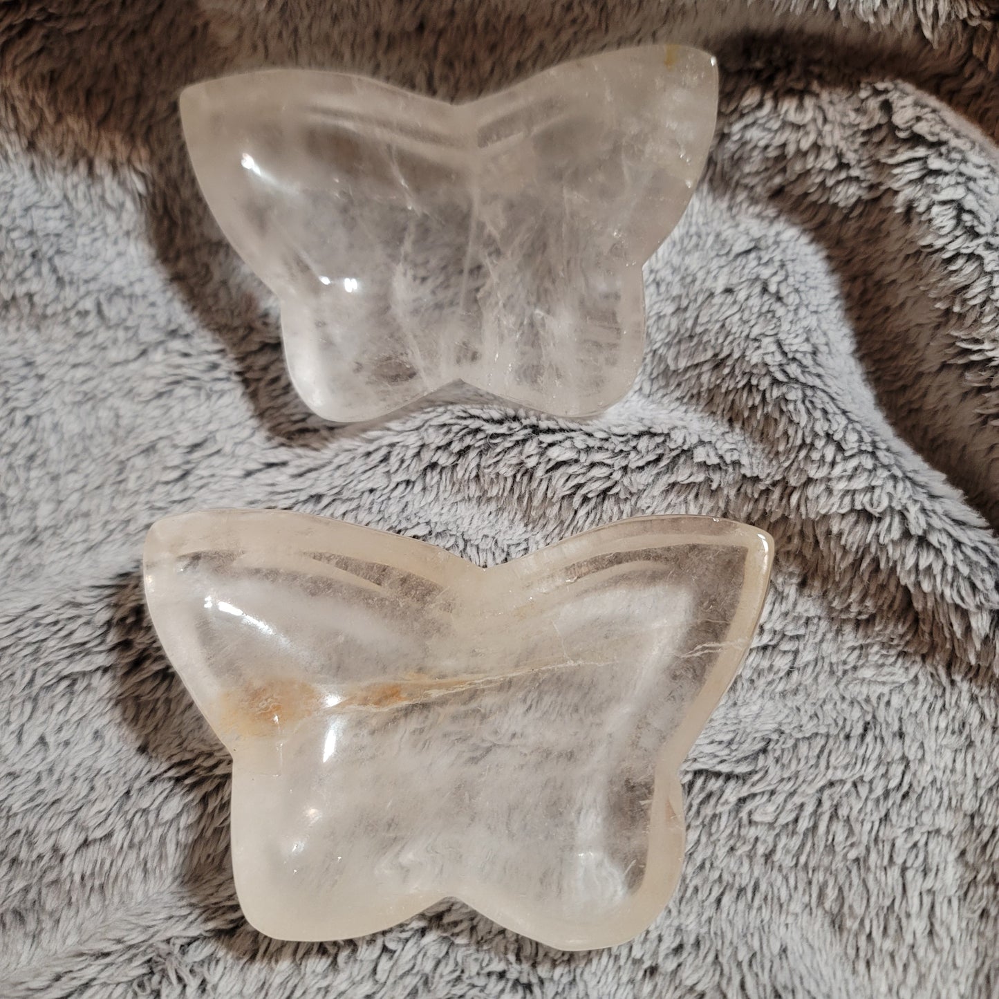 Clear Quartz Butterfly Bowl