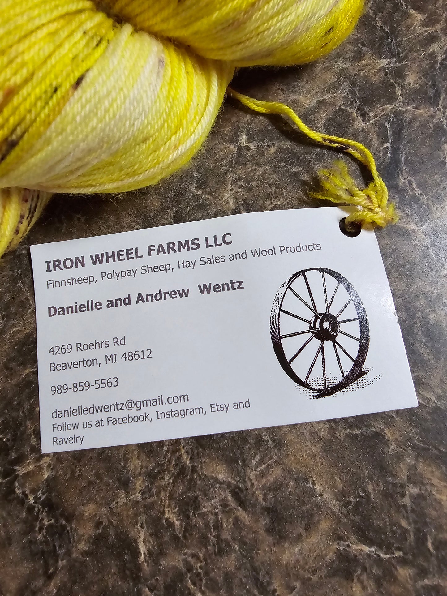 Iron Wheel Farms Yarn