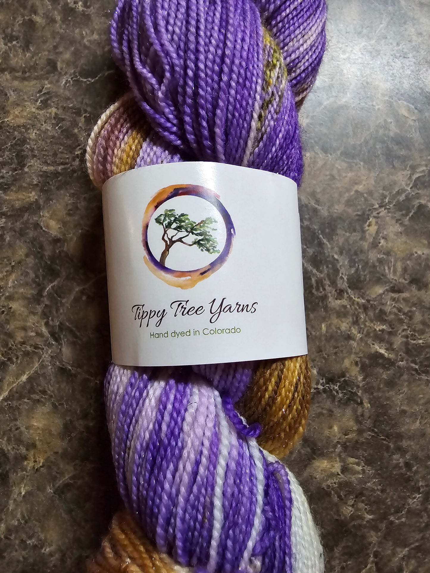 Tippy Tree Yarn- Sparkle Sock