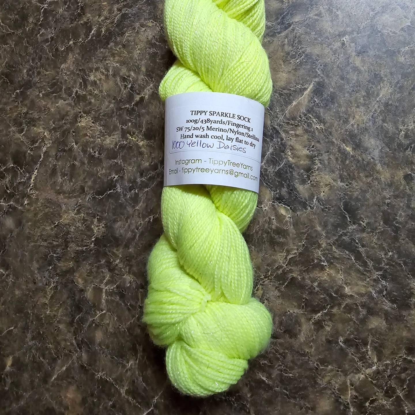 Tippy Tree Yarn- Sparkle Sock