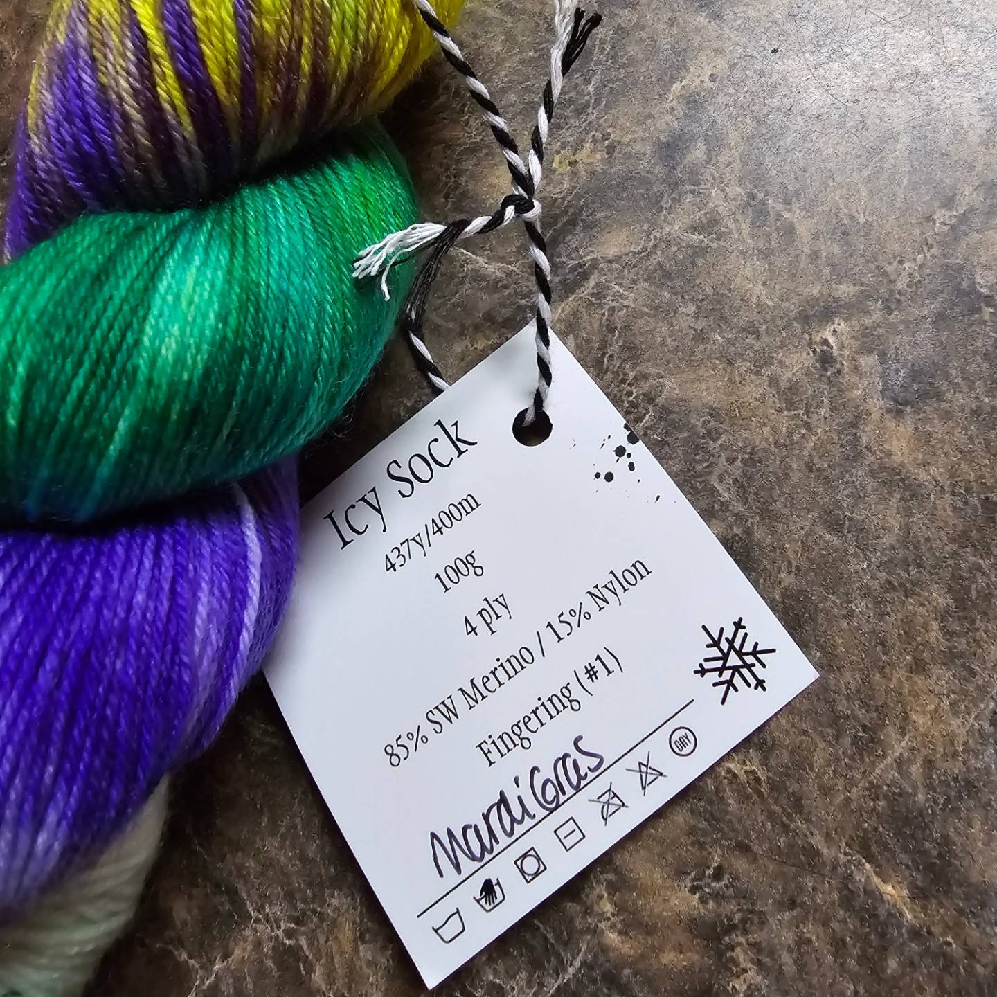 Frosted Stitch Sock Yarn