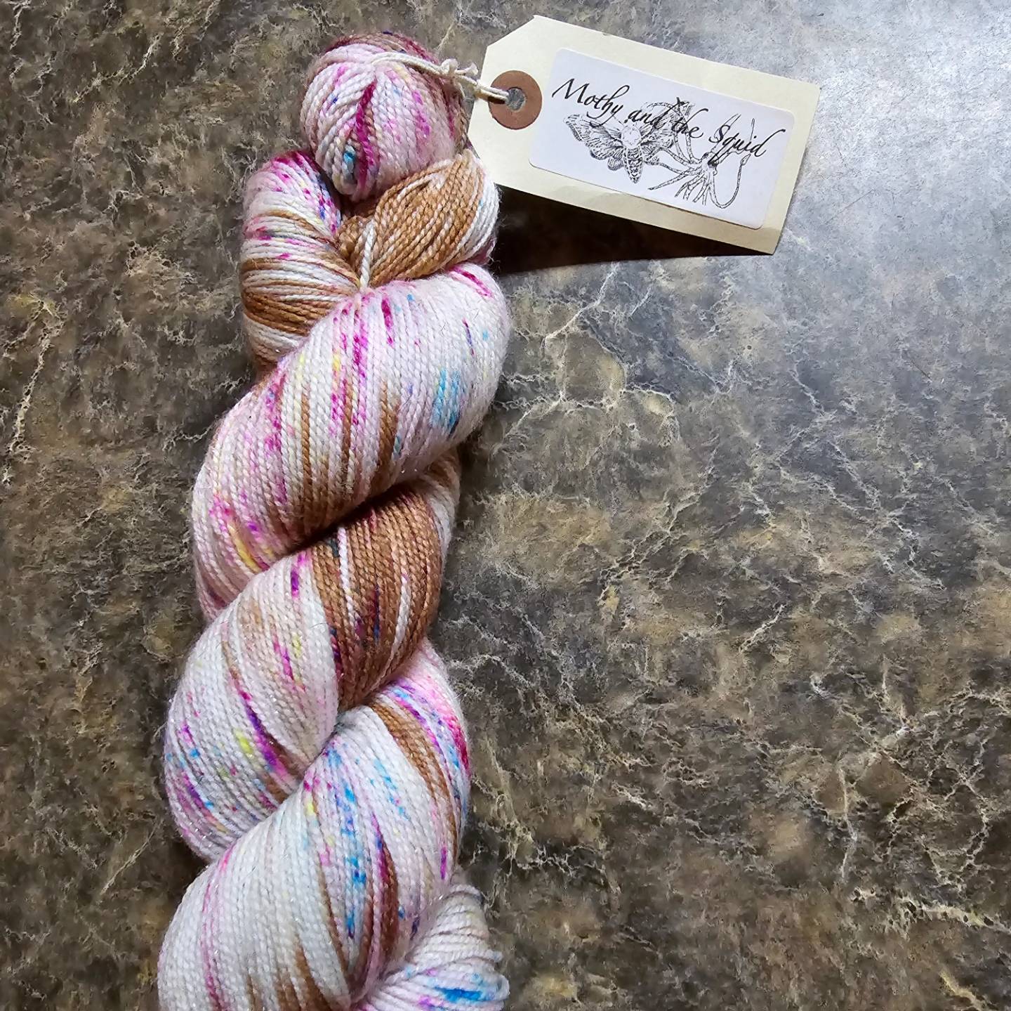 Mothy and the Squid Sock Yarn