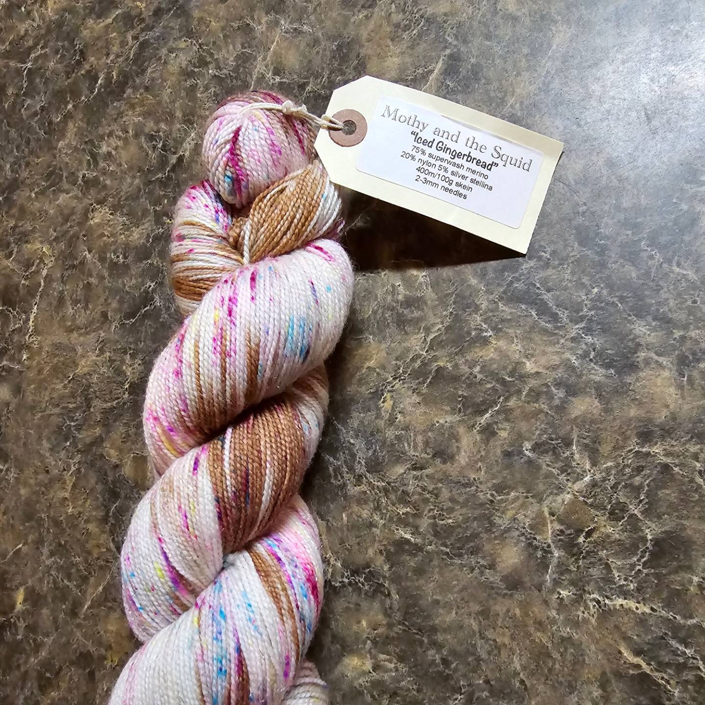 Mothy and the Squid Sock Yarn