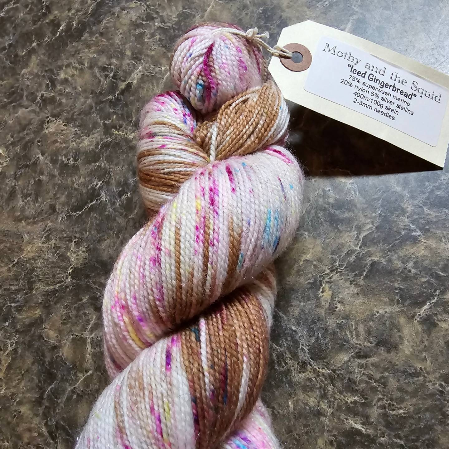 Mothy and the Squid Sock Yarn