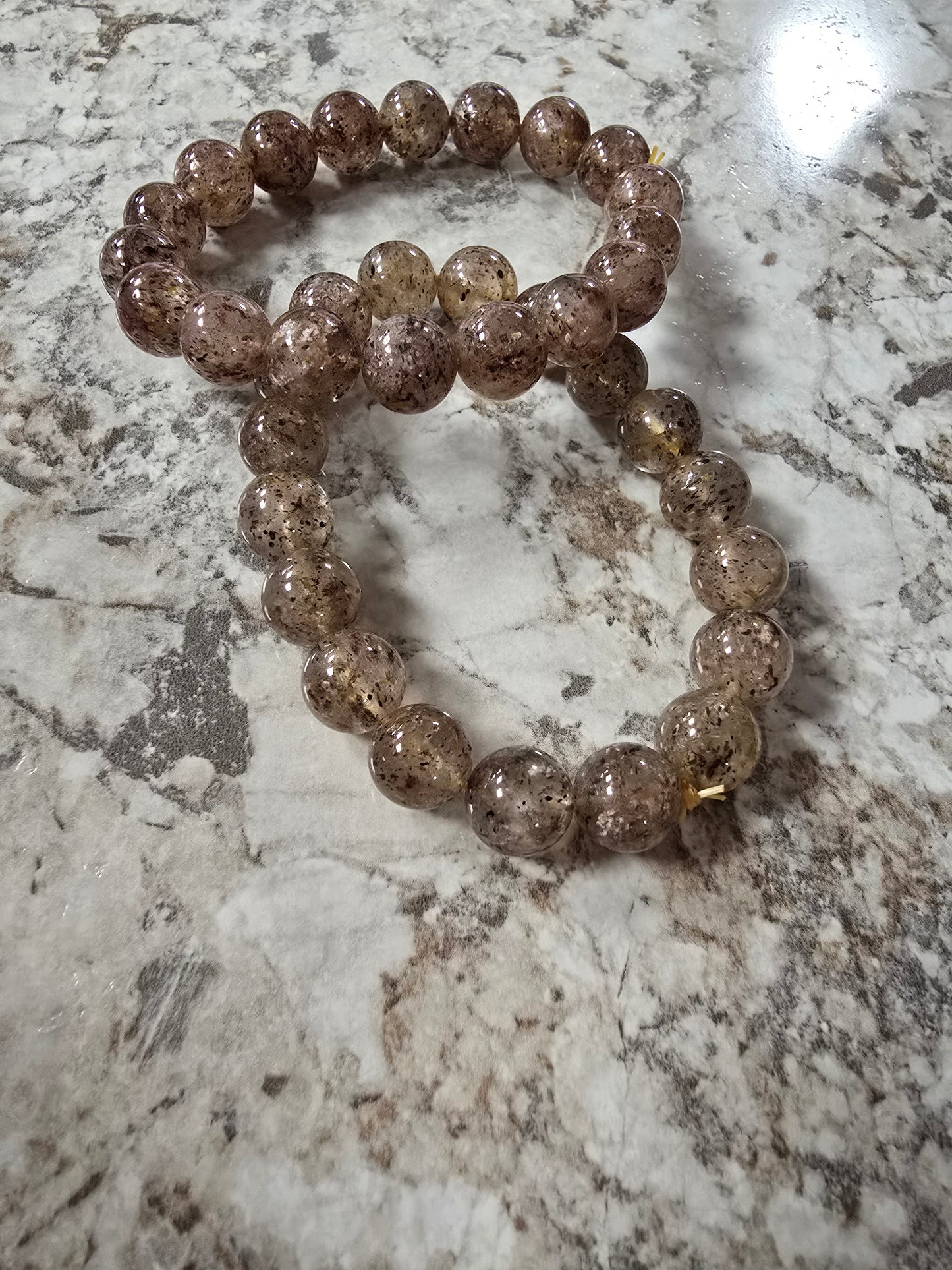 Yellow Strawberry Quartz Bracelet