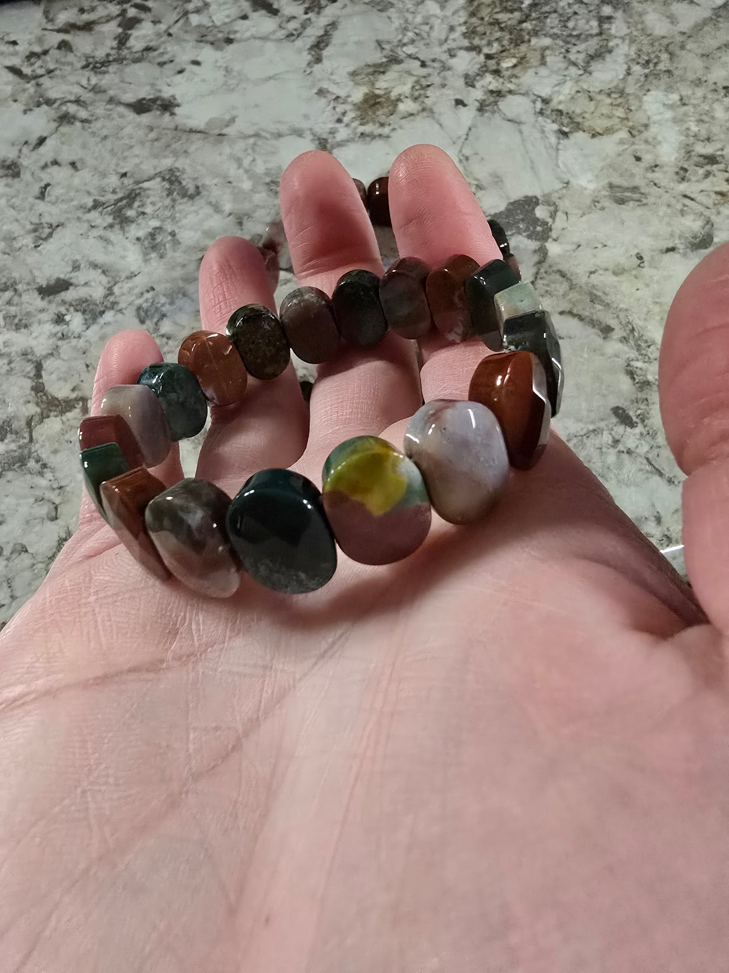 Chunky Ocean Jasper Bracelet