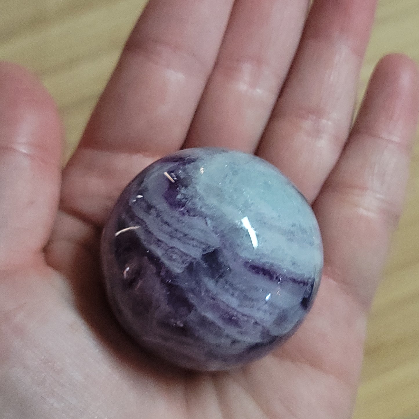 Rainbow Fluorite Sphere