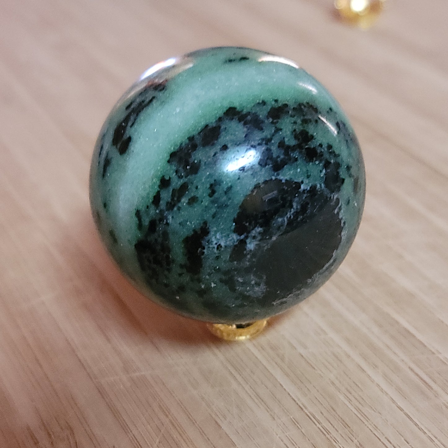 Ruby in Zoisite Sphere