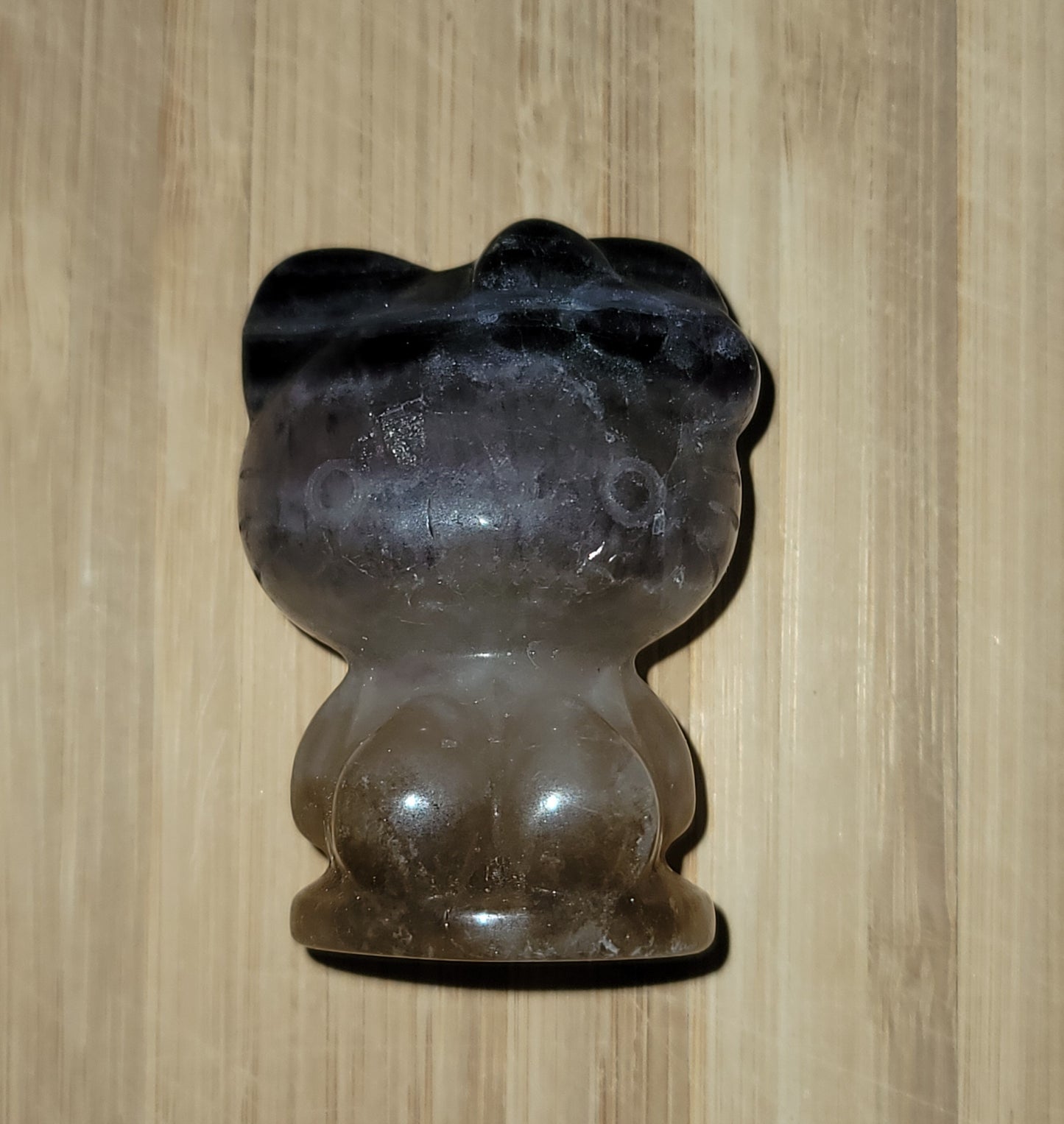 Fluorite Hello Kitty Carving