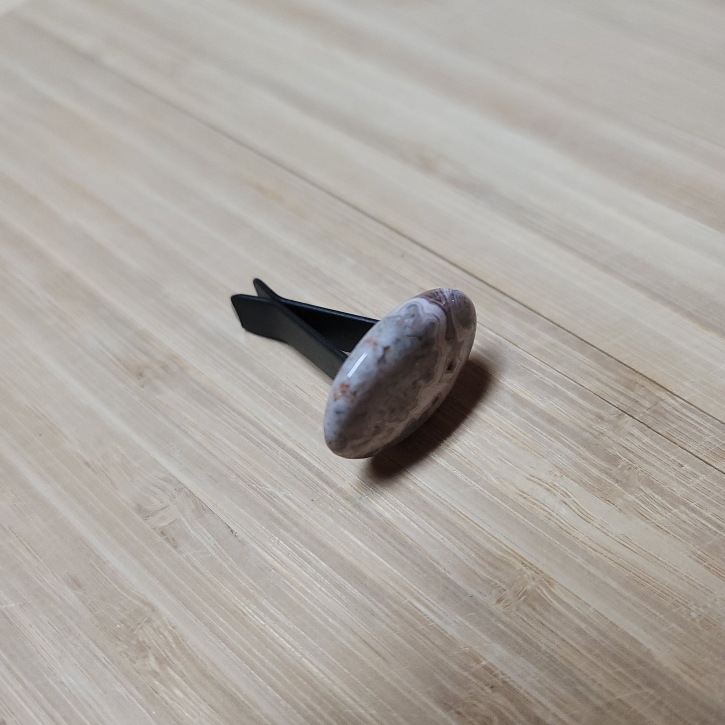 Orbicular Jasper Car Clip