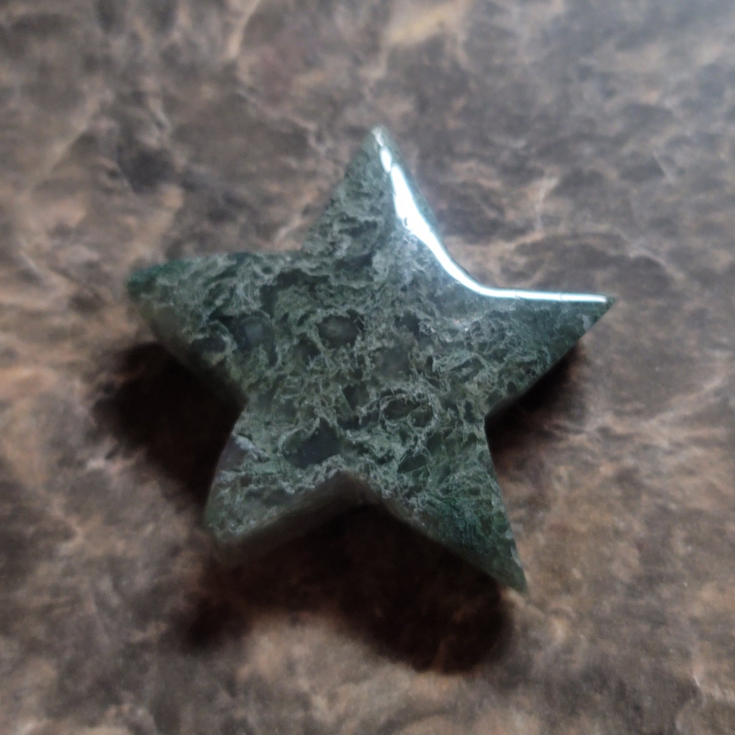 Moss Agate Star
