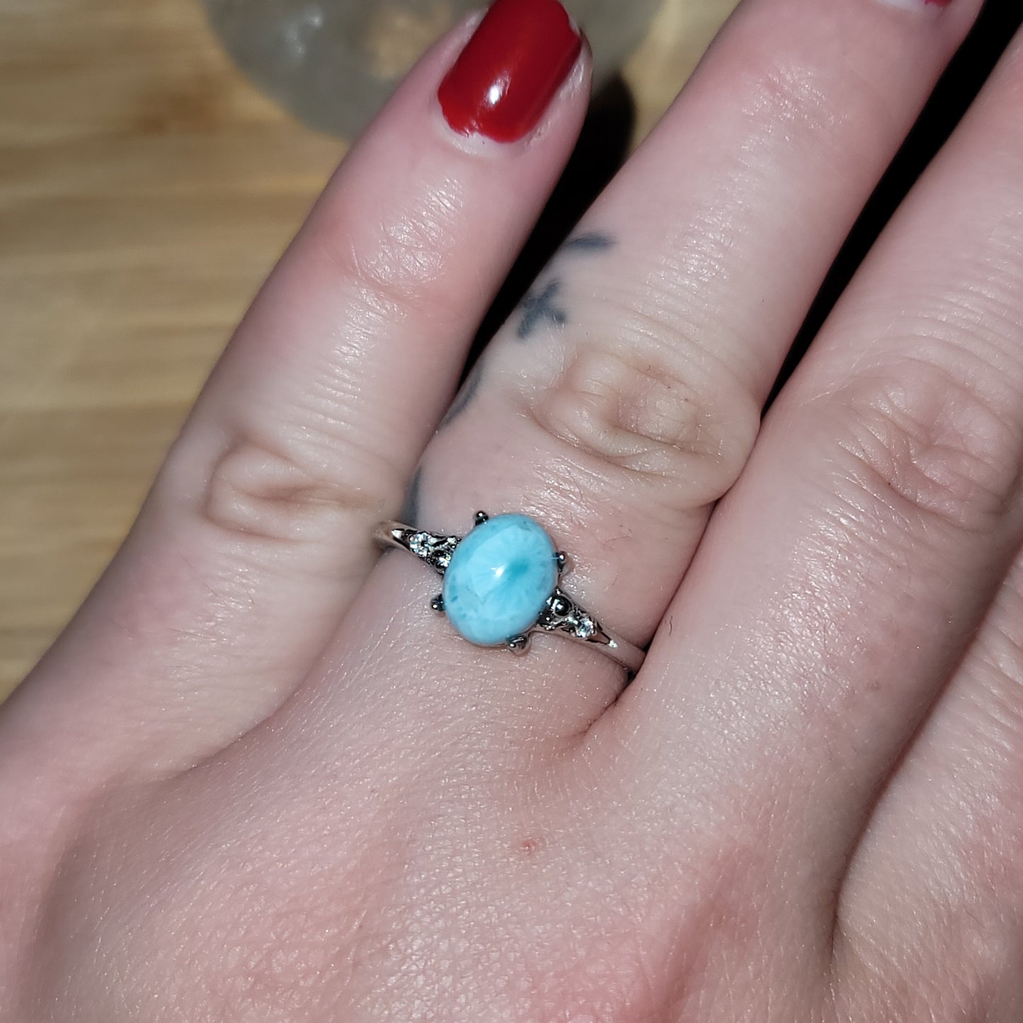 Larimar Ring