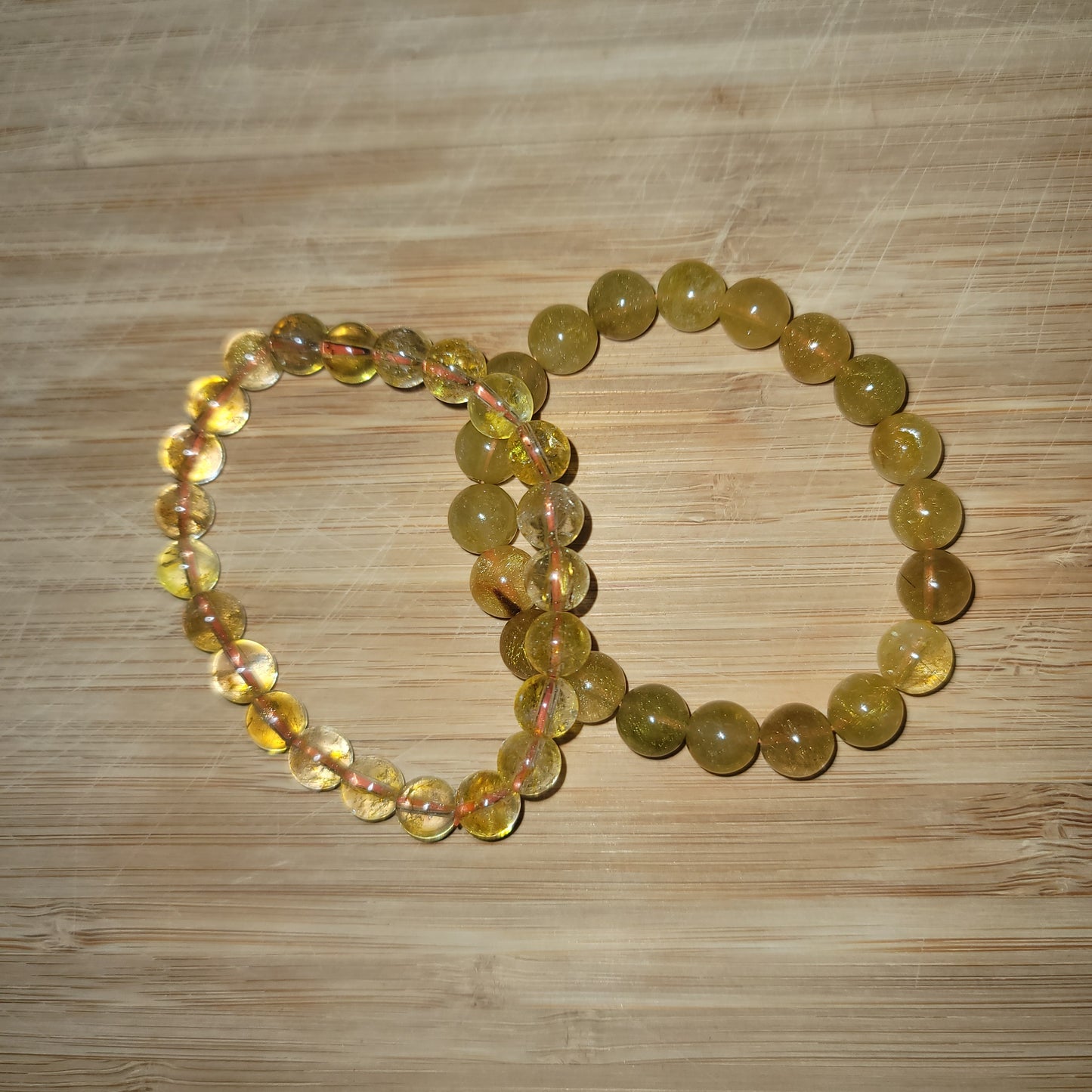 Gold Rutilated Quartz Bracelet