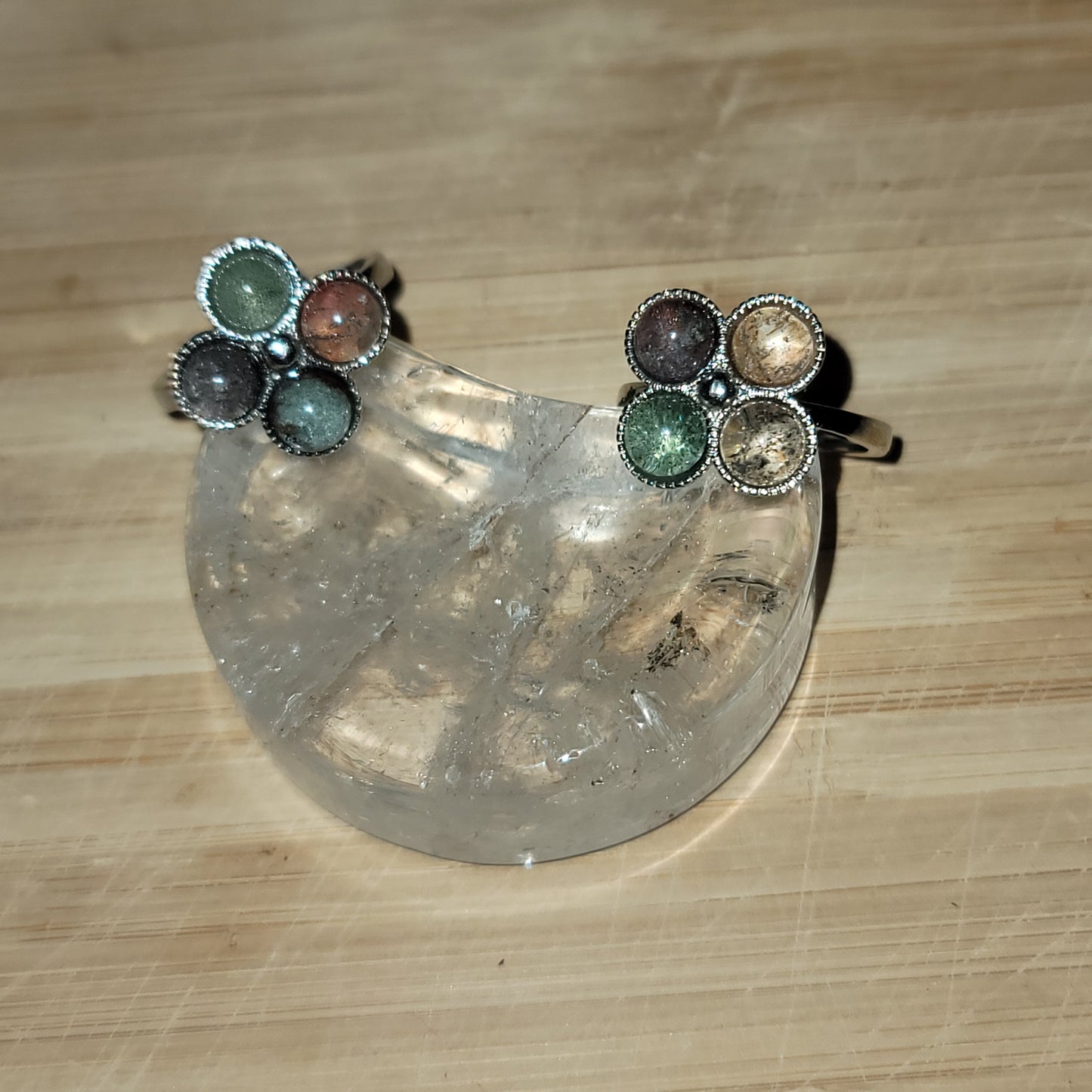 Garden Quartz Quad Stone Ring