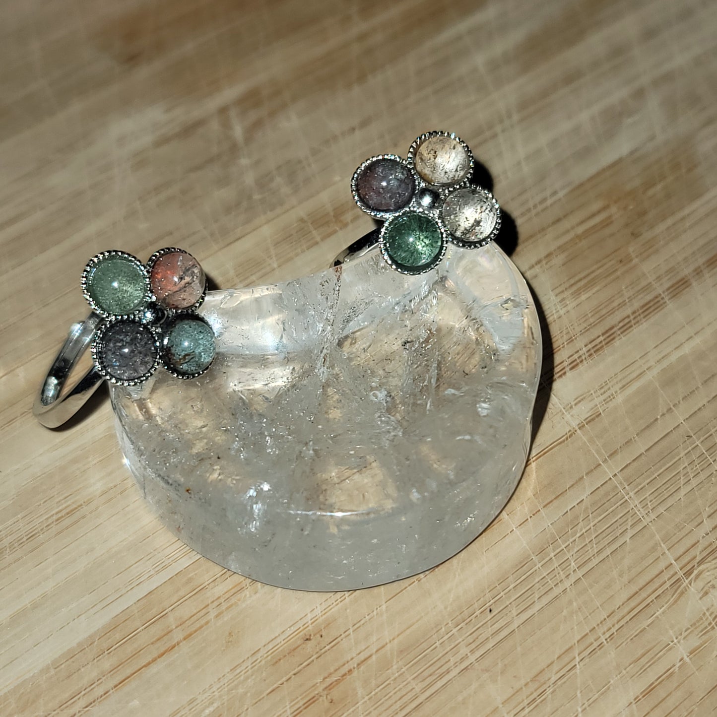 Garden Quartz Quad Stone Ring