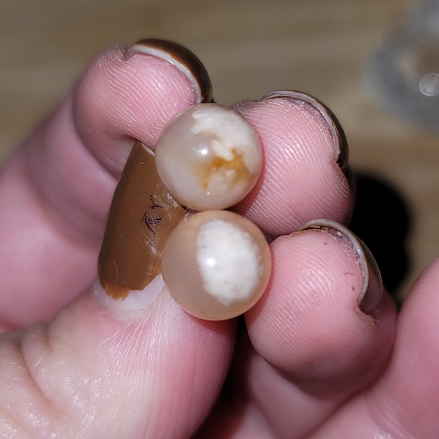 Flower Agate Earrings