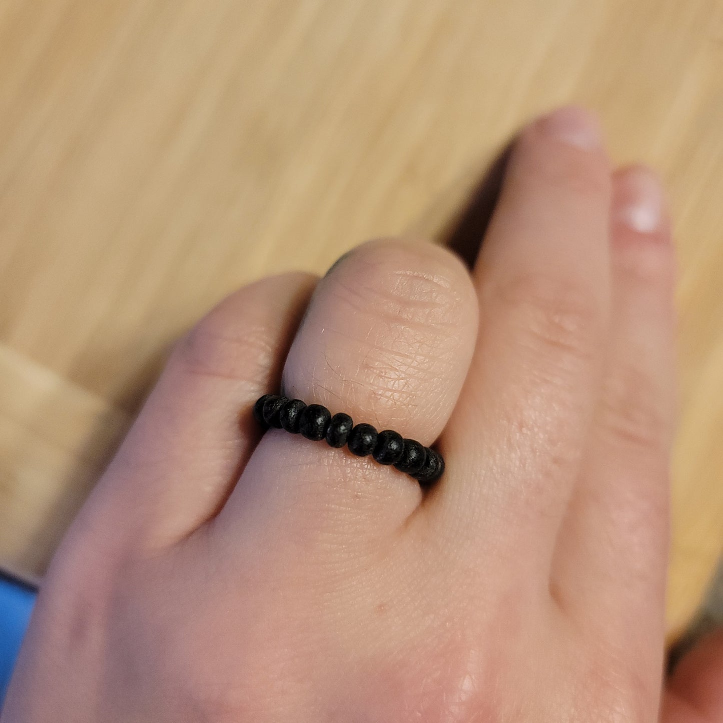 Phillipine Decorative Wood Bead Ring