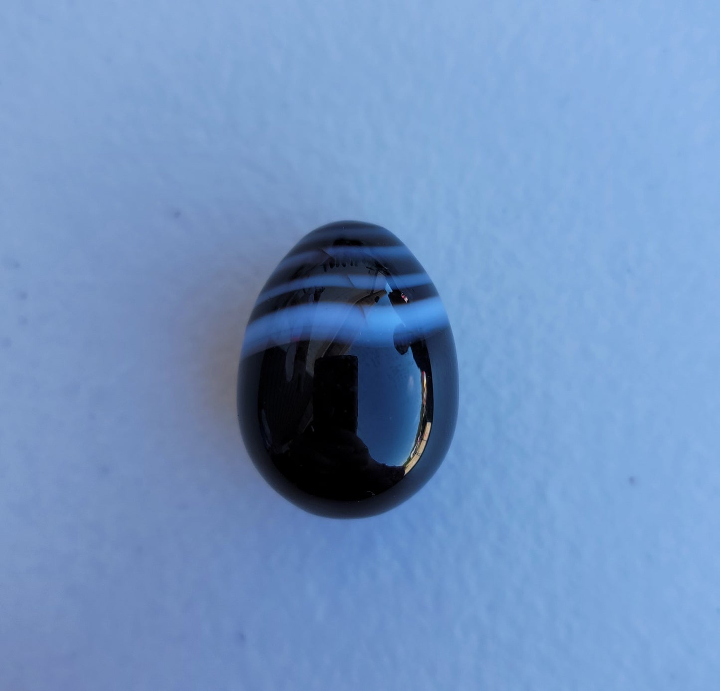 Black Sardonyx Mini Egg