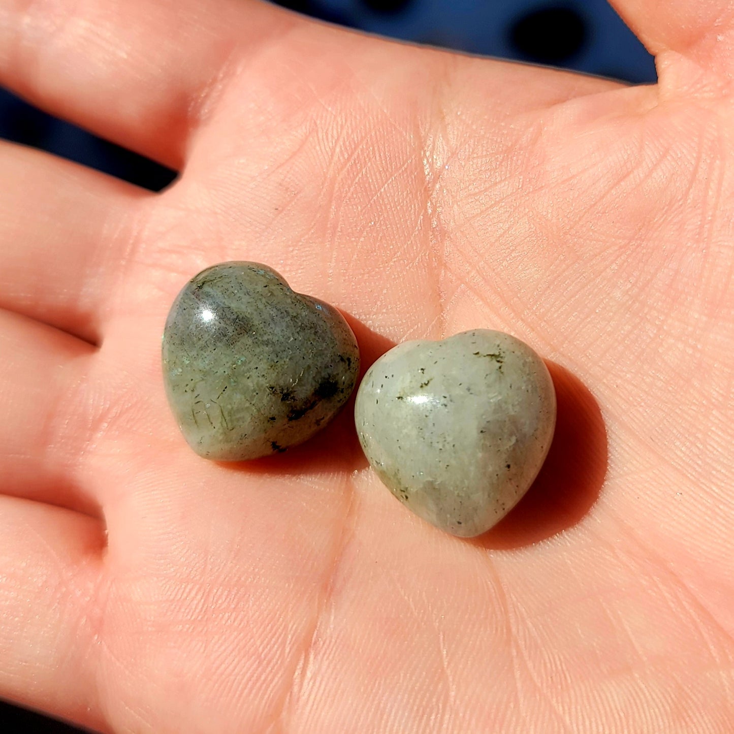 Labradorite Mini Heart