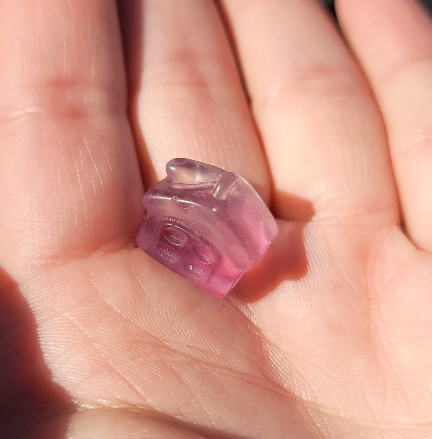 Rainbow Fluorite Mini Cottage