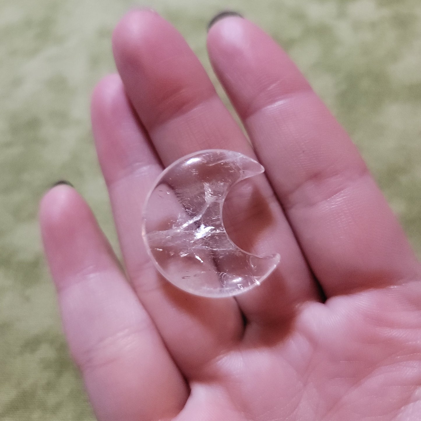 Clear Quartz Moon