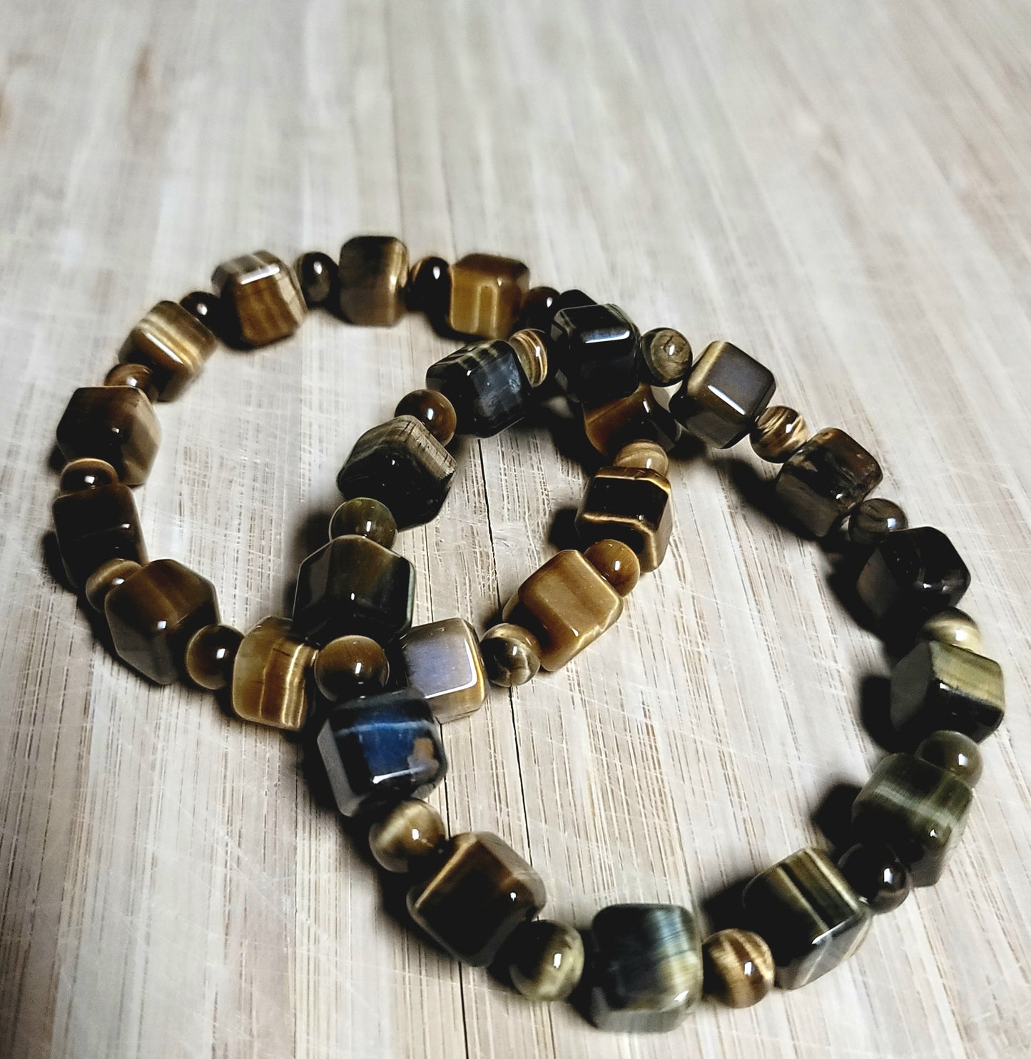 Tiger's Eye Multishape Bracelet