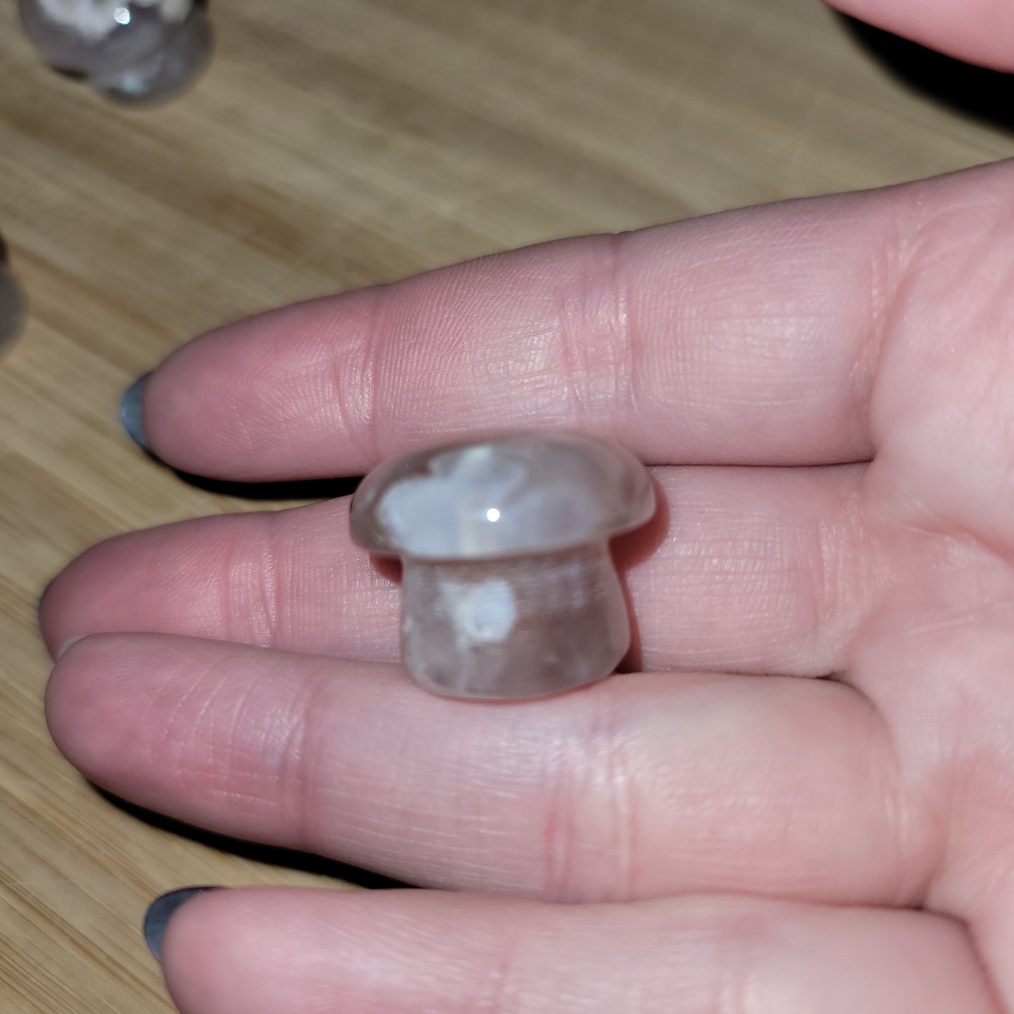Chunky Small Flower Agate Mushroom