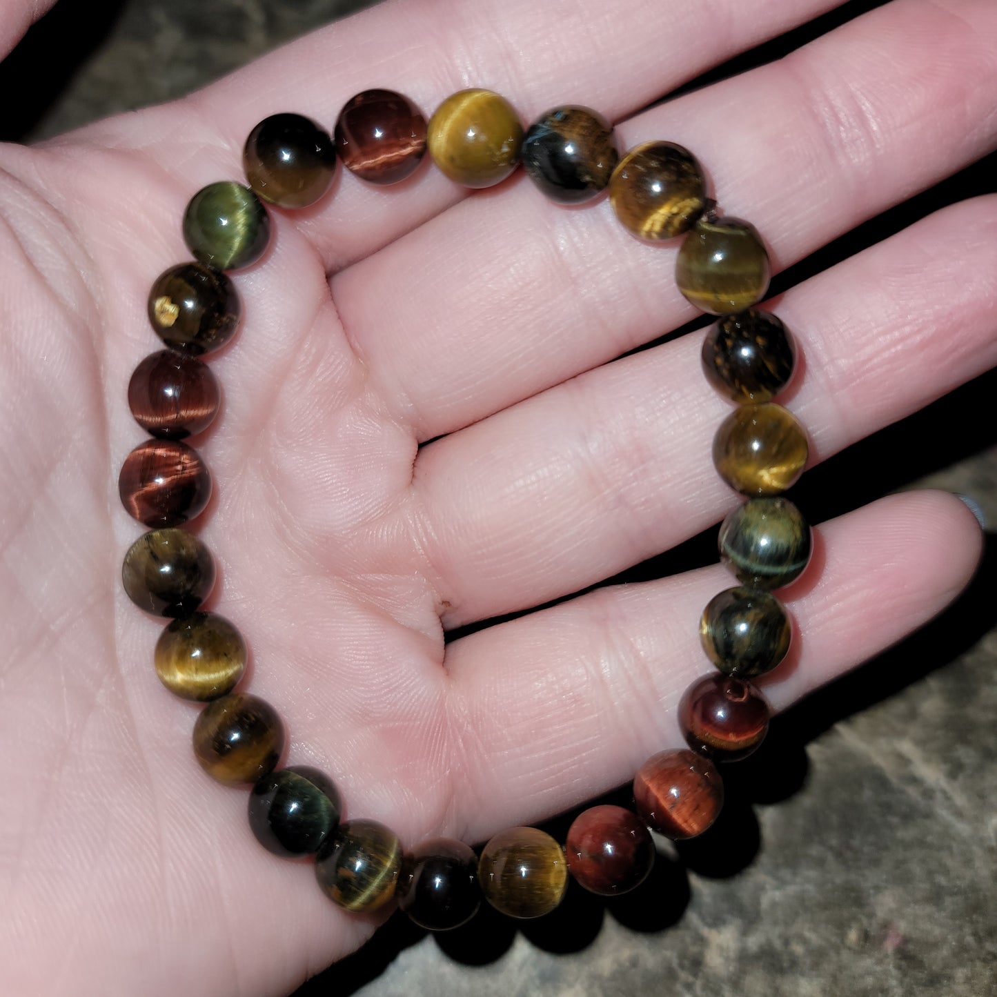 Rainbow Tiger's Eye Bracelet