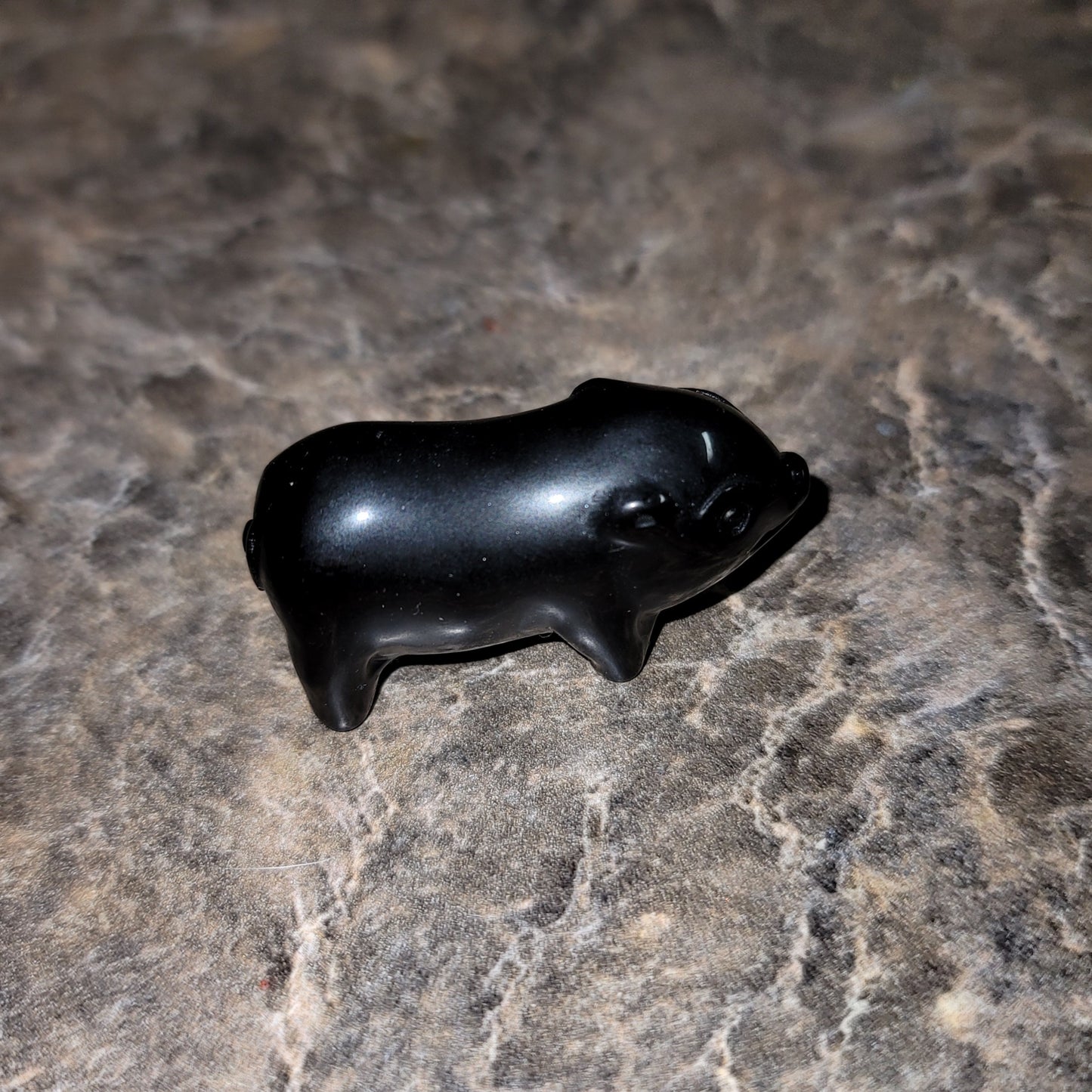 Black Obsidian Pig