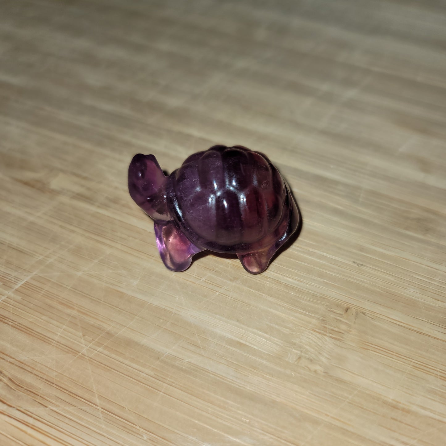 Purple Fluorite Small Turtle