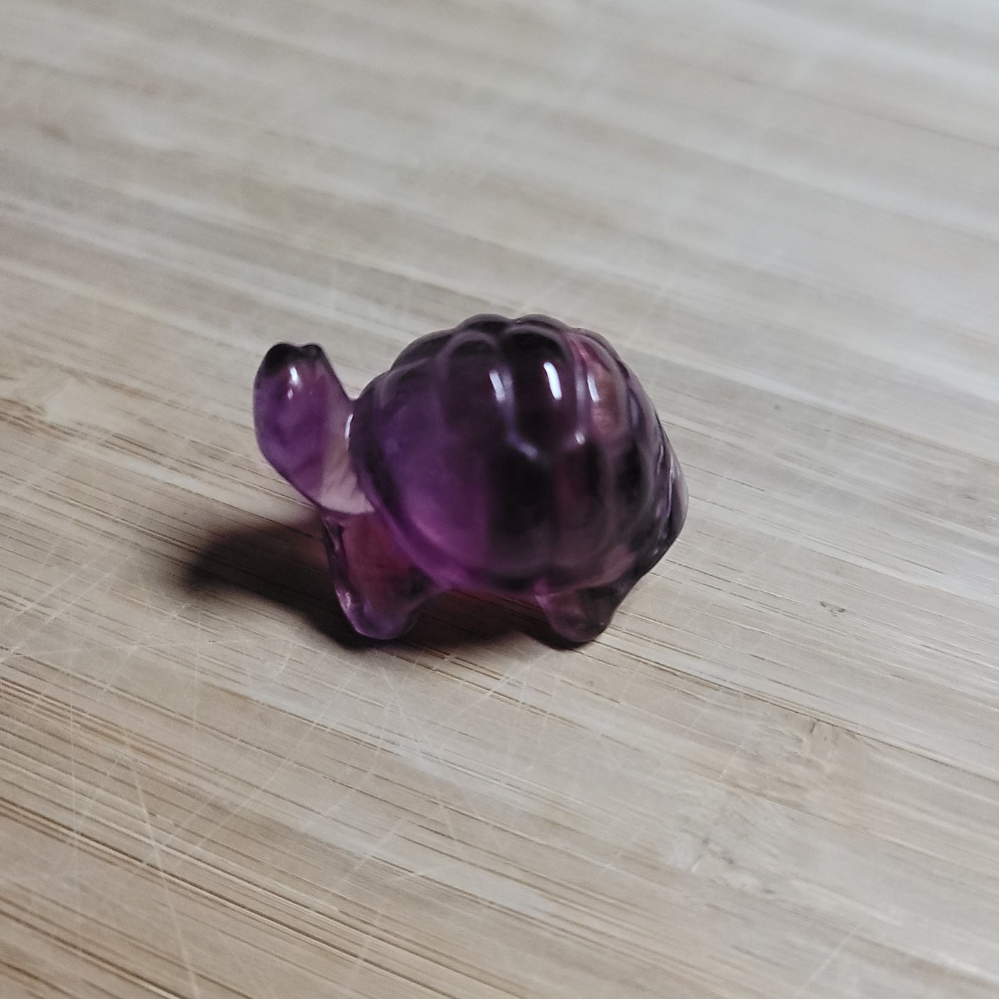 Purple Fluorite Small Turtle