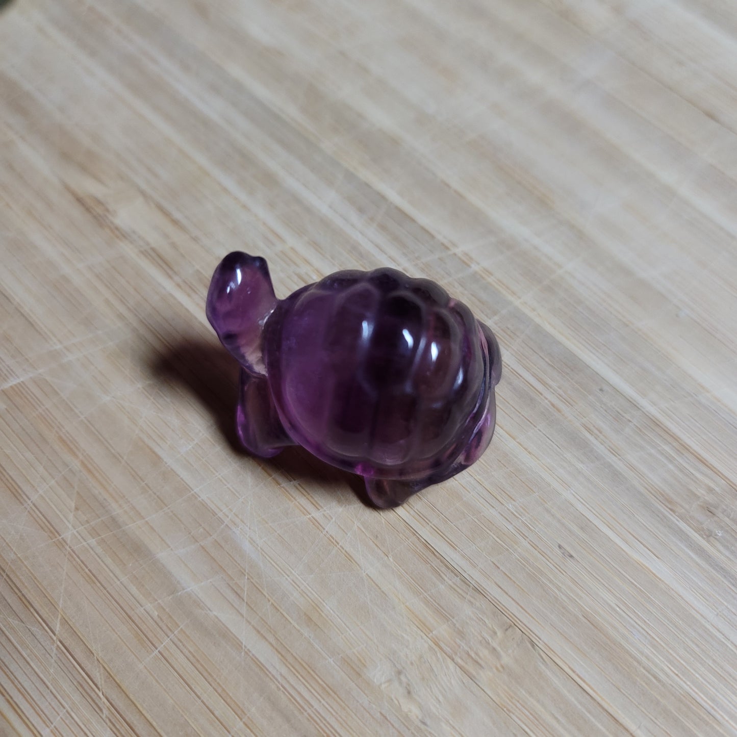 Purple Fluorite Small Turtle
