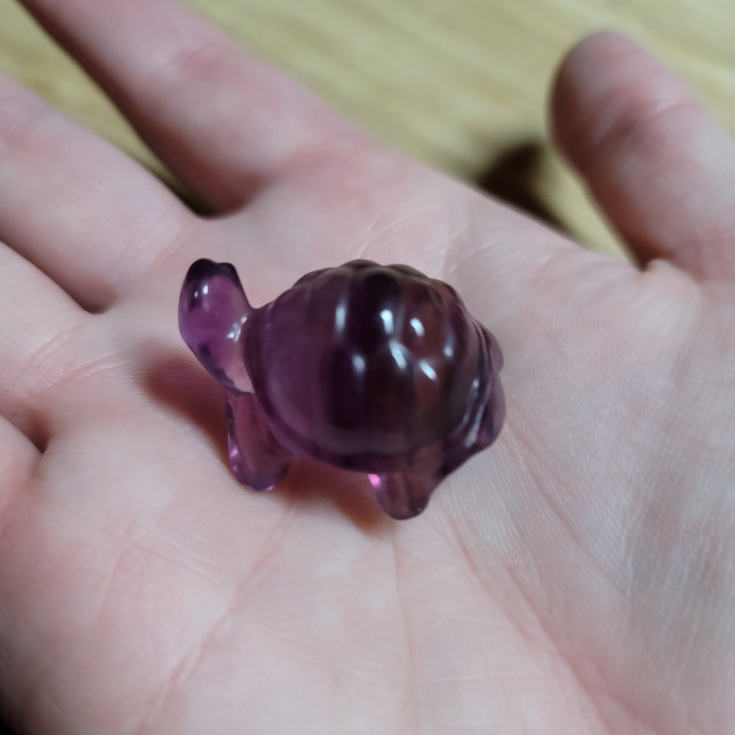 Purple Fluorite Small Turtle