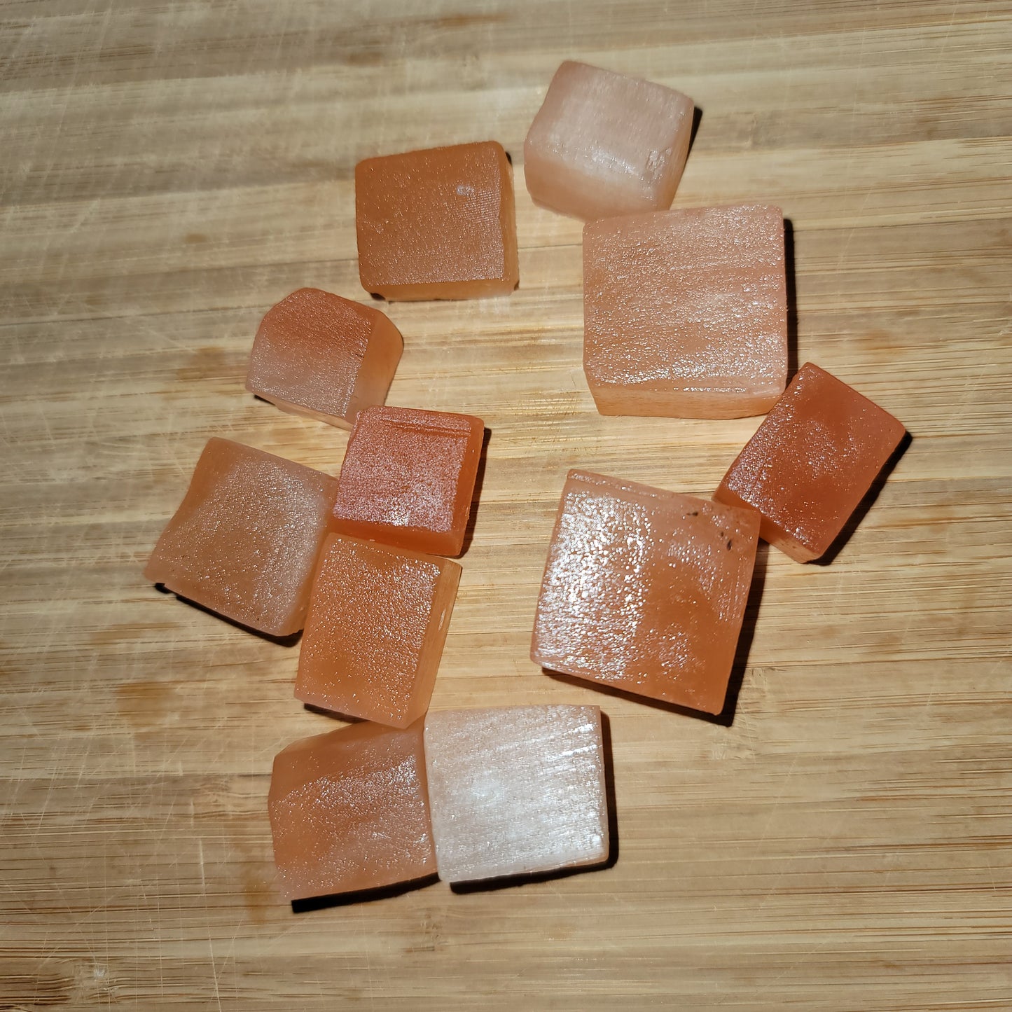 Orange Selenite Cubes