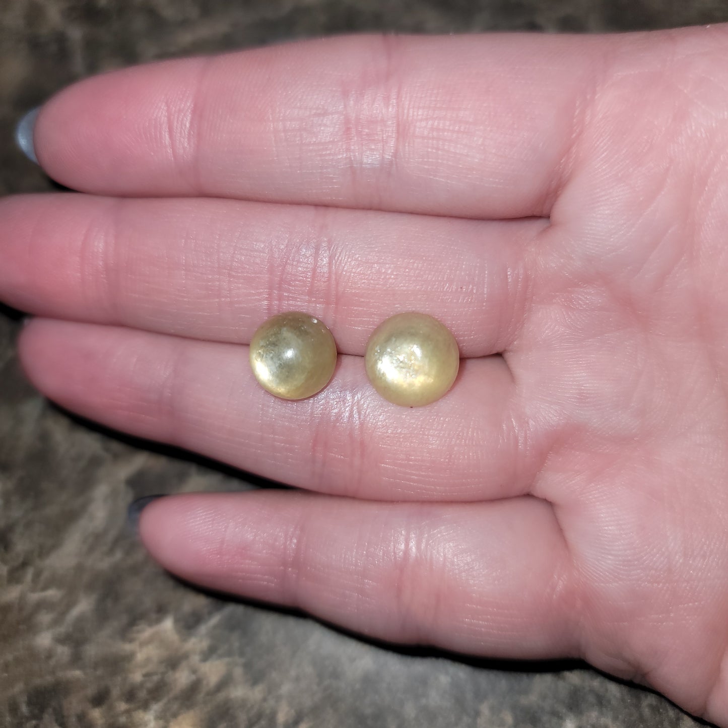 Yellow Lepidolite Earrings