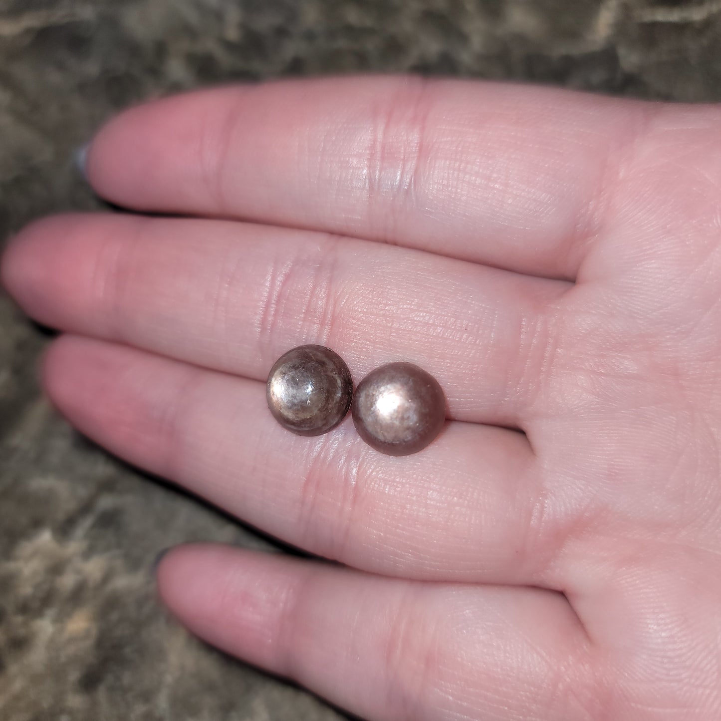 Red Lepidolite Earrings