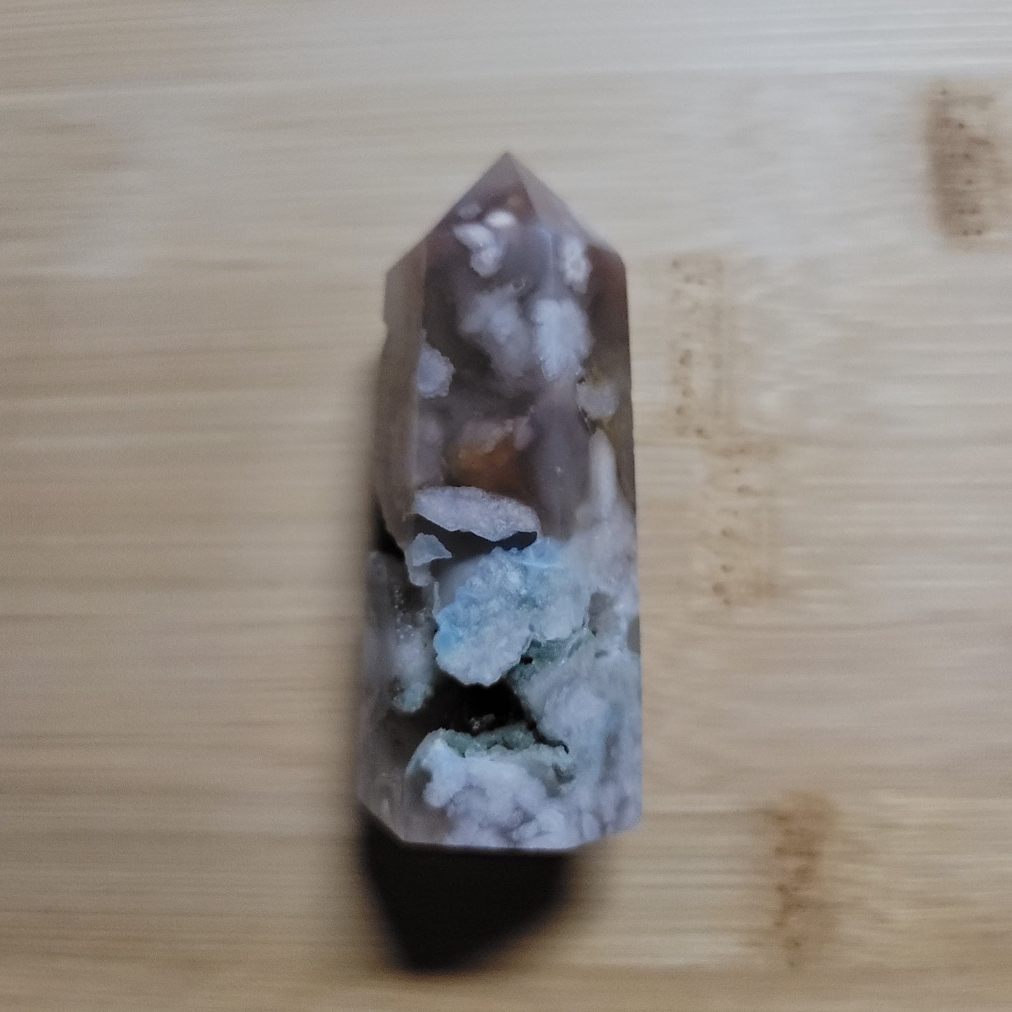 Druzy Flower Agate Tower