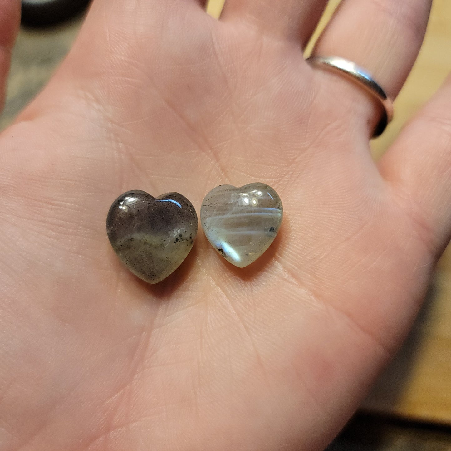 Labradorite Mini Heart