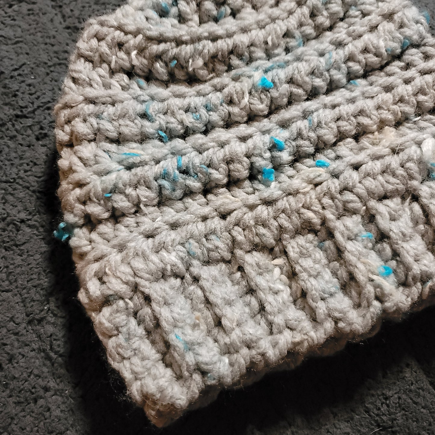 Child Gray & Blue Tweed Green Bay Beanie