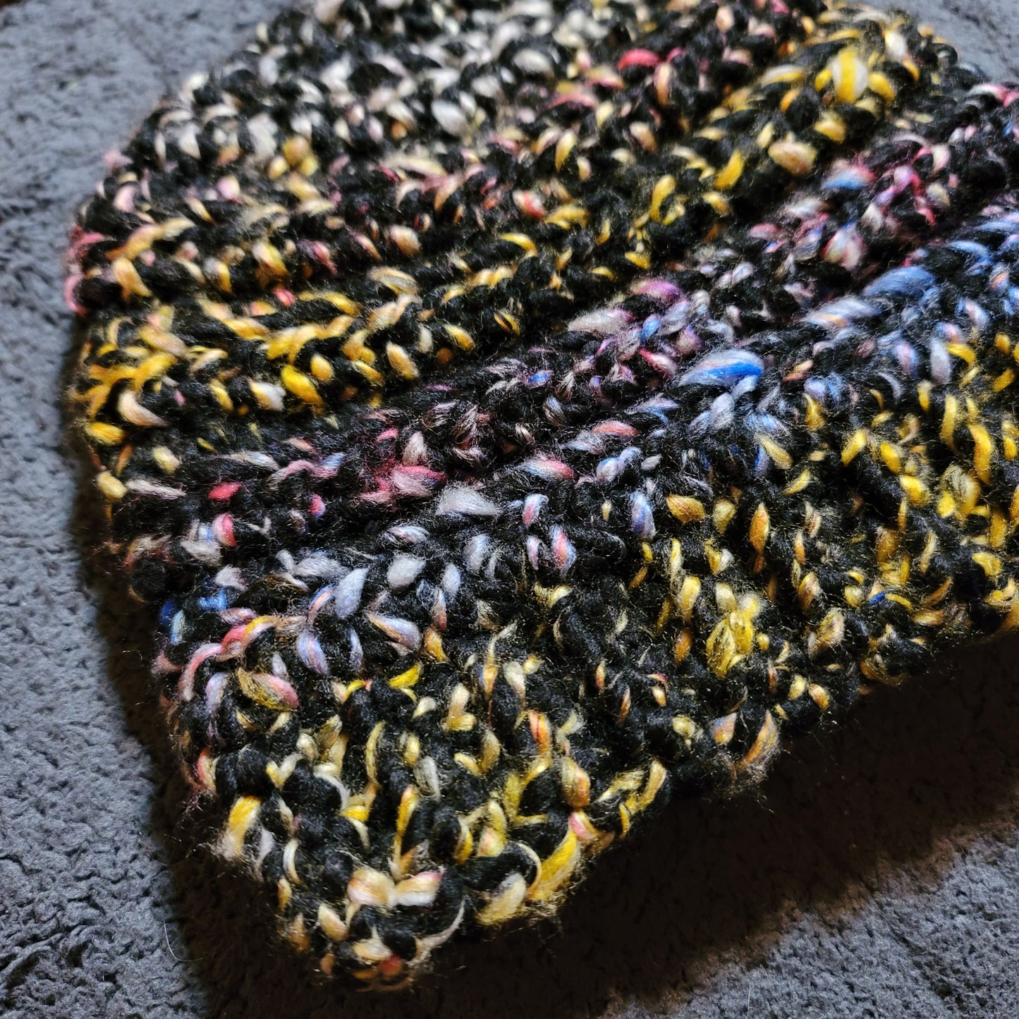 Adult Black Multicolor Green Bay Beanie