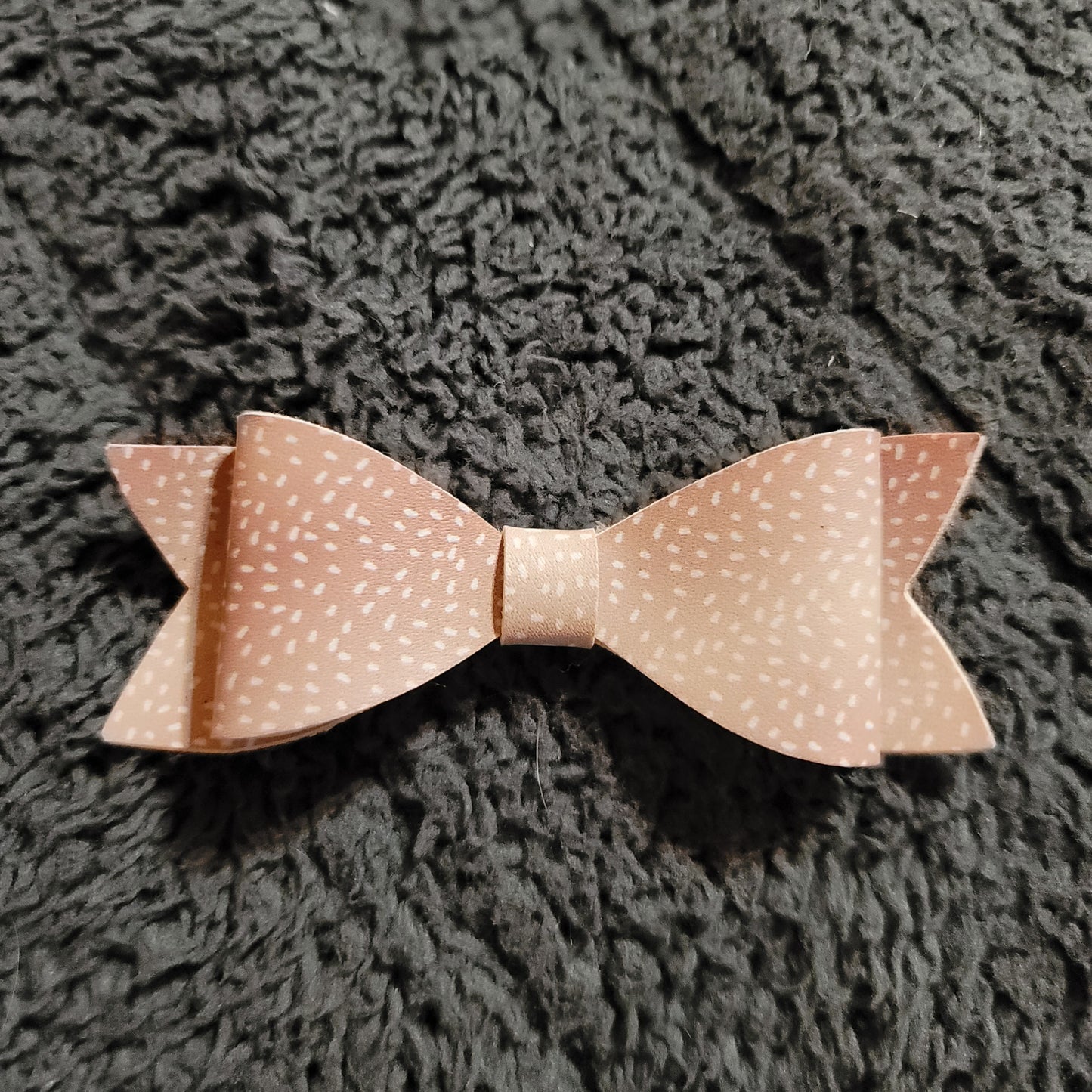 Deer Fawn Print Small Bow