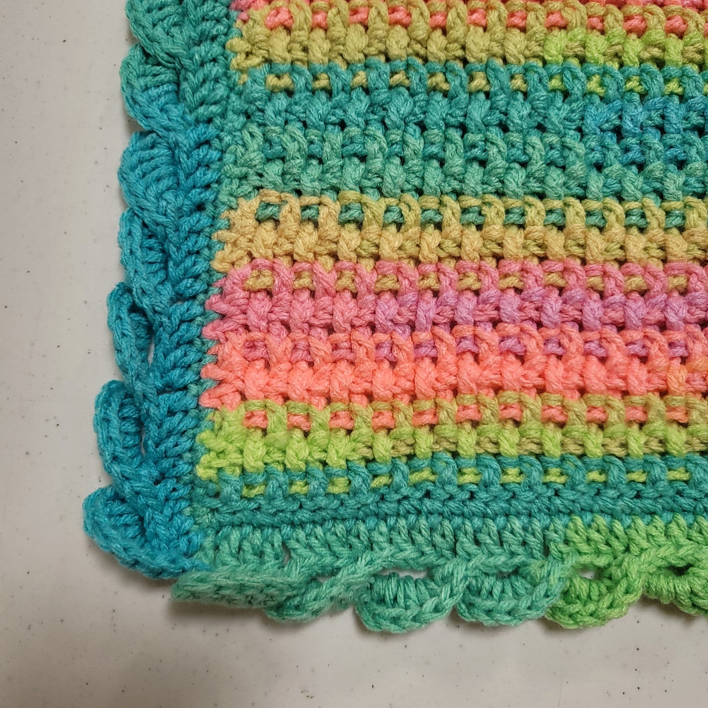 Retro Stripe Baby Blanket