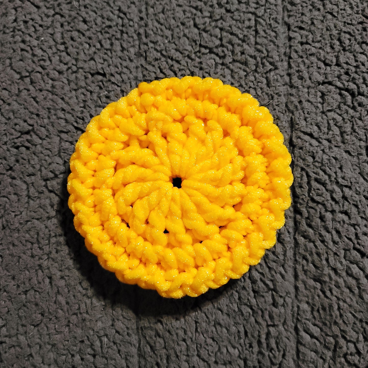 Yellow Round Dish Scrubbies