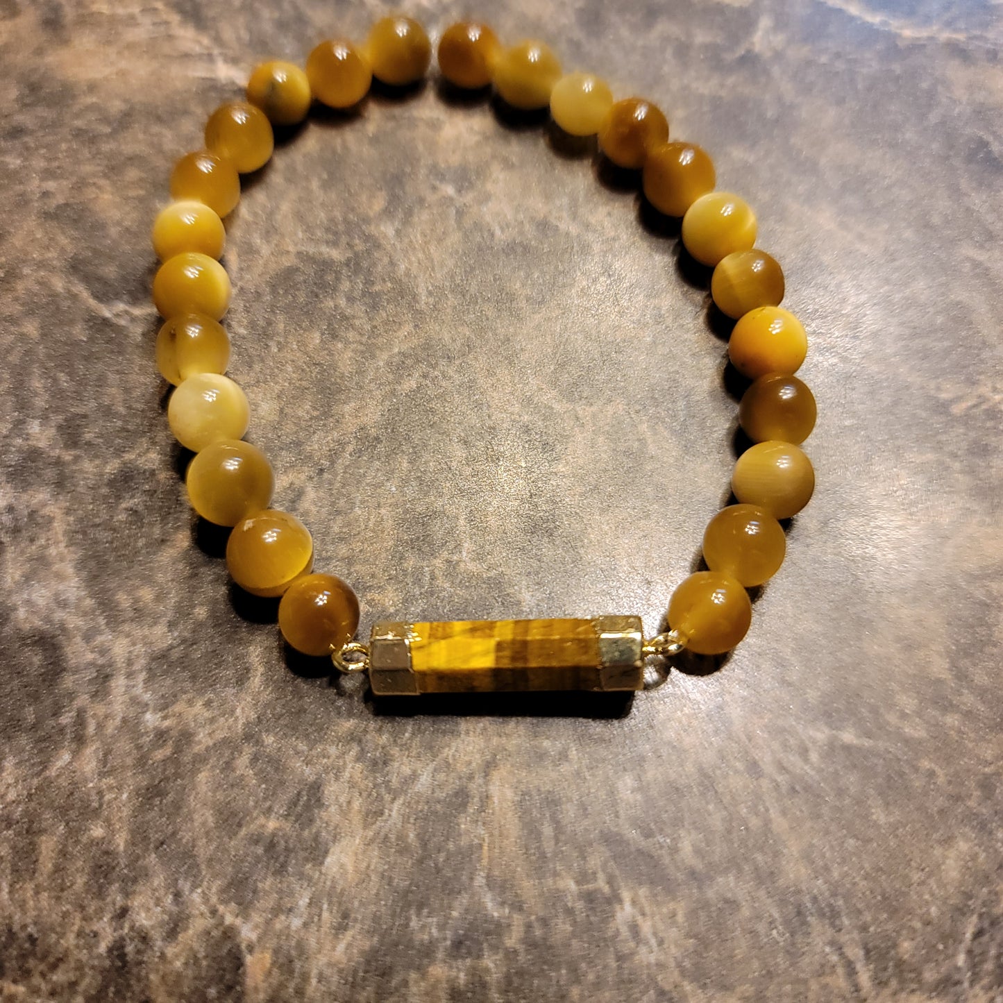 Golden Tiger Eye & Tiger Eye Bracelet